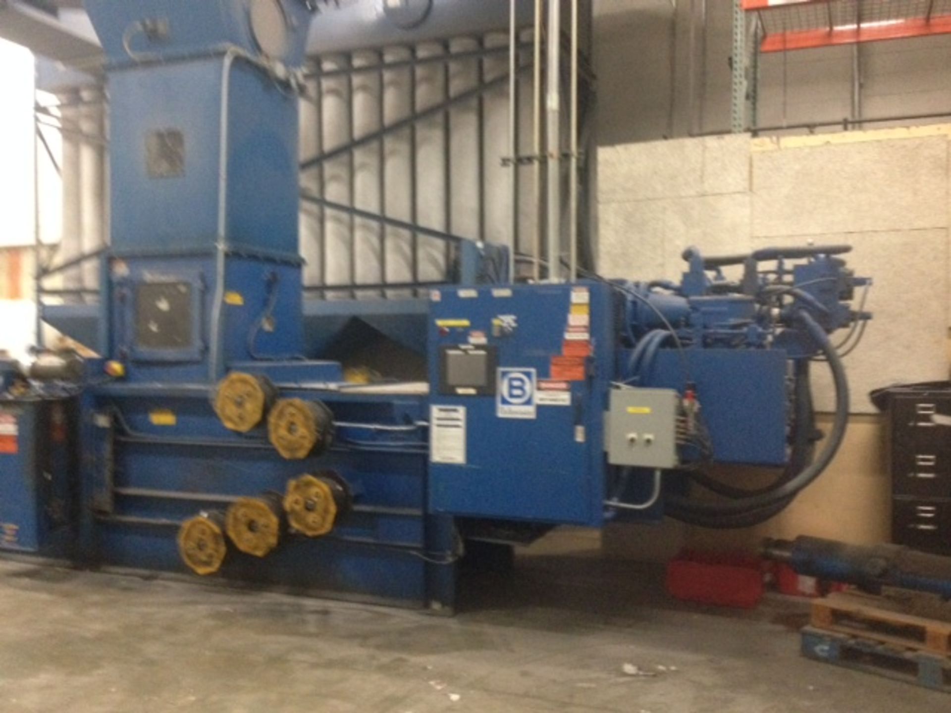 2006 Balmaster Horizontal Baler with Shredder - Separator - Dust Collector - Image 8 of 12