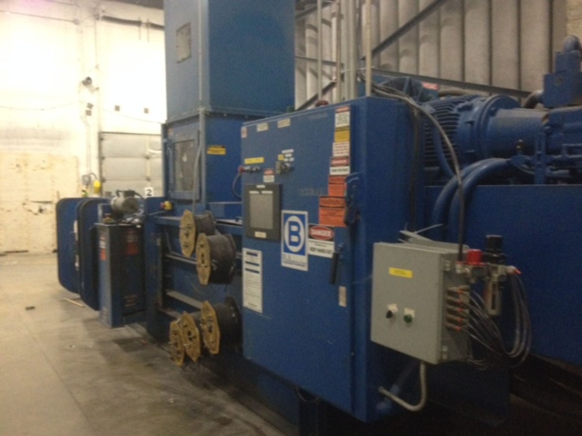 2006 Balmaster Horizontal Baler with Shredder - Separator - Dust Collector - Image 11 of 12