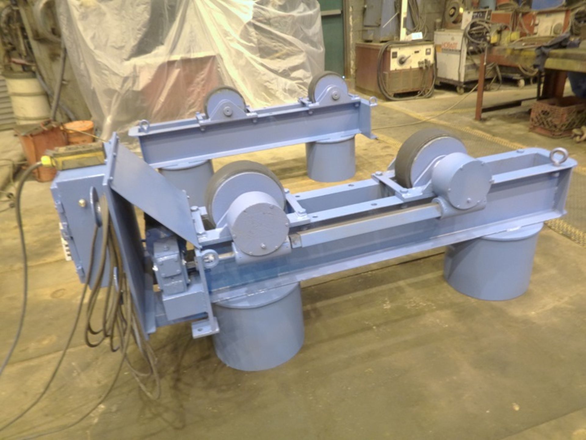 Weld Wire Tank Turning Rolls  10 Ton capacity