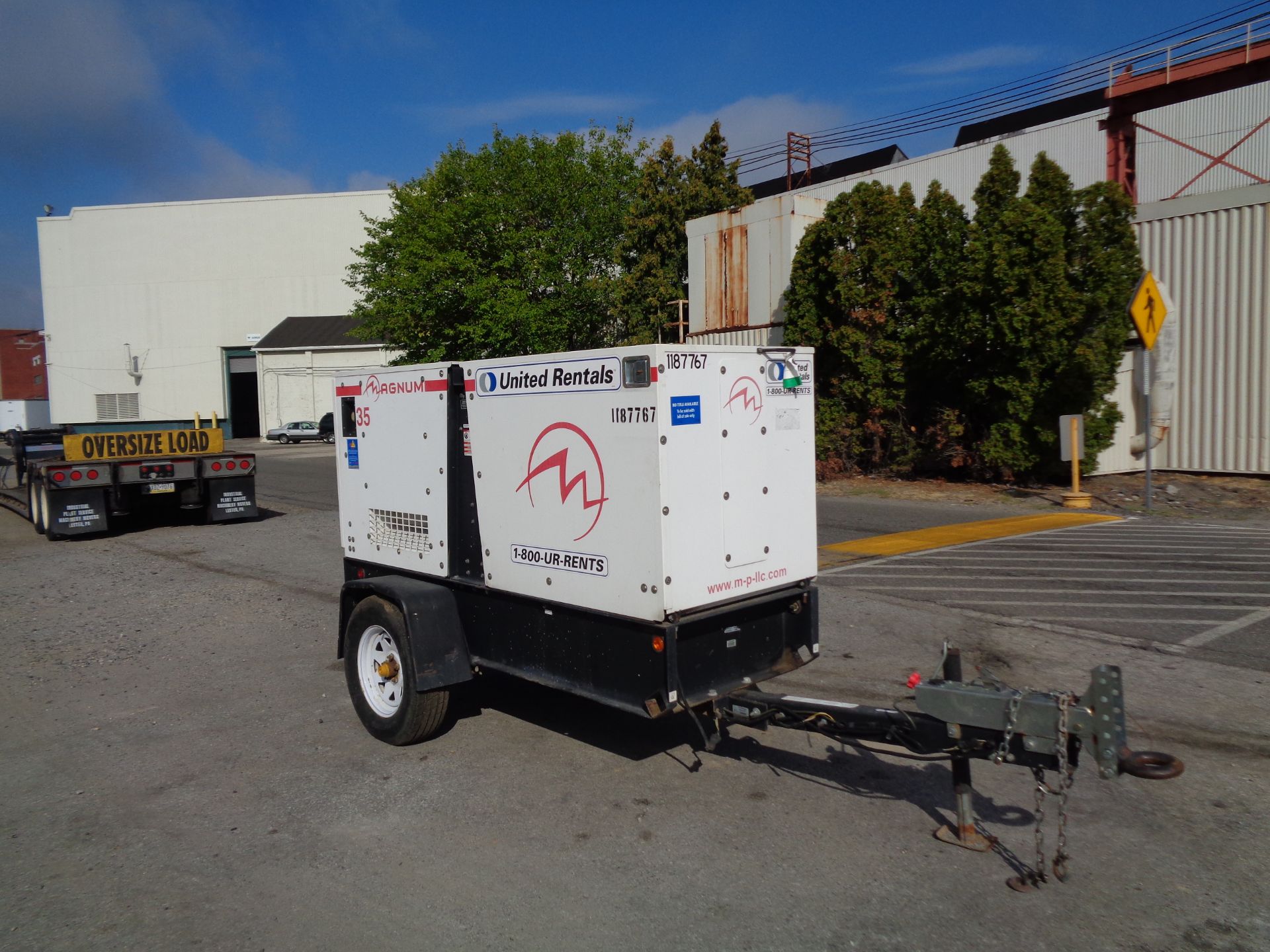 2011 Manum Pro MMG35FHD Portable Trailer mounted Generator Gen Set - Image 8 of 8