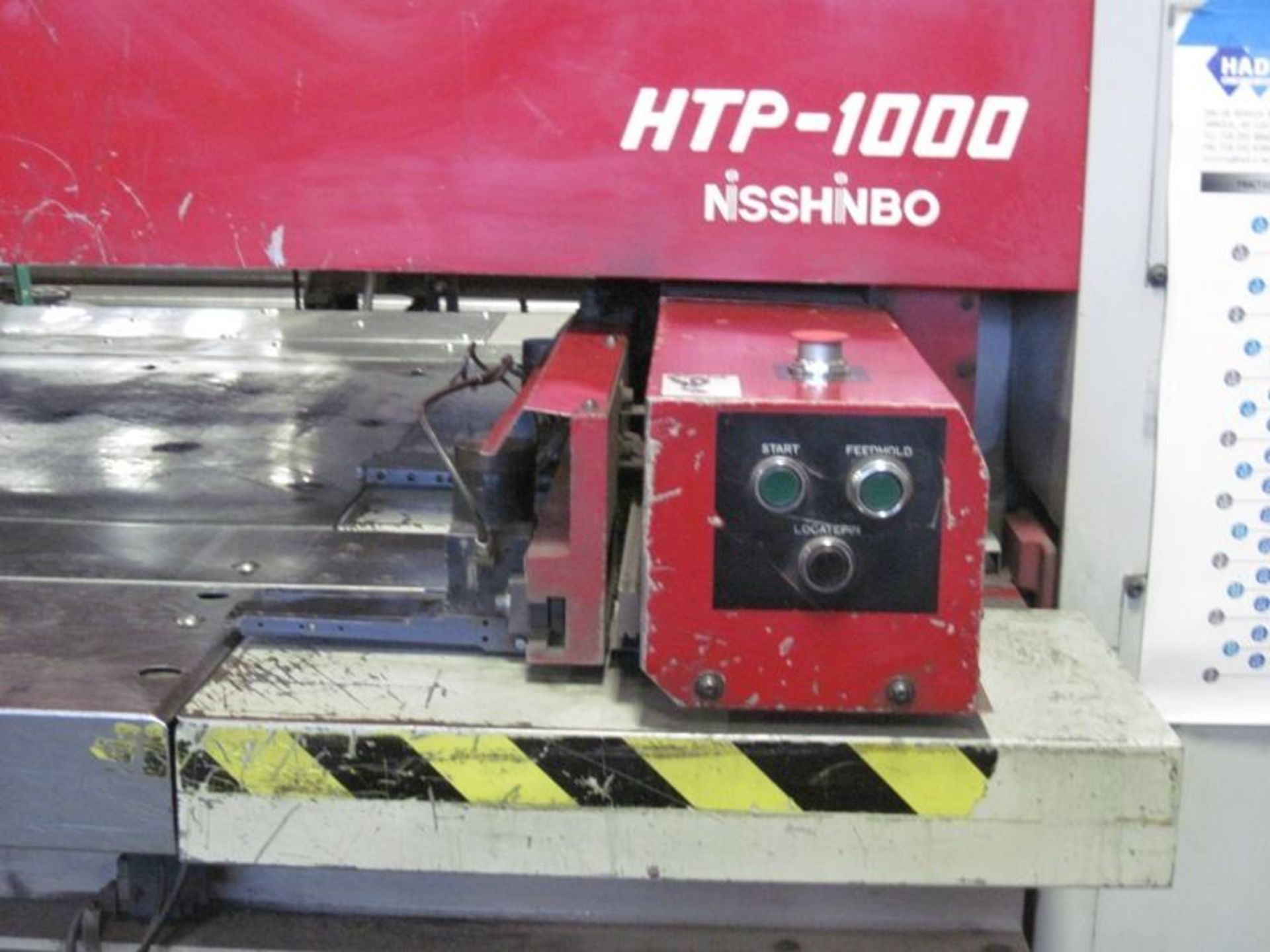 22 Tons 40"Thr Nisshinbo HTP-1000 CNC TURRET PUNCH - Image 8 of 9