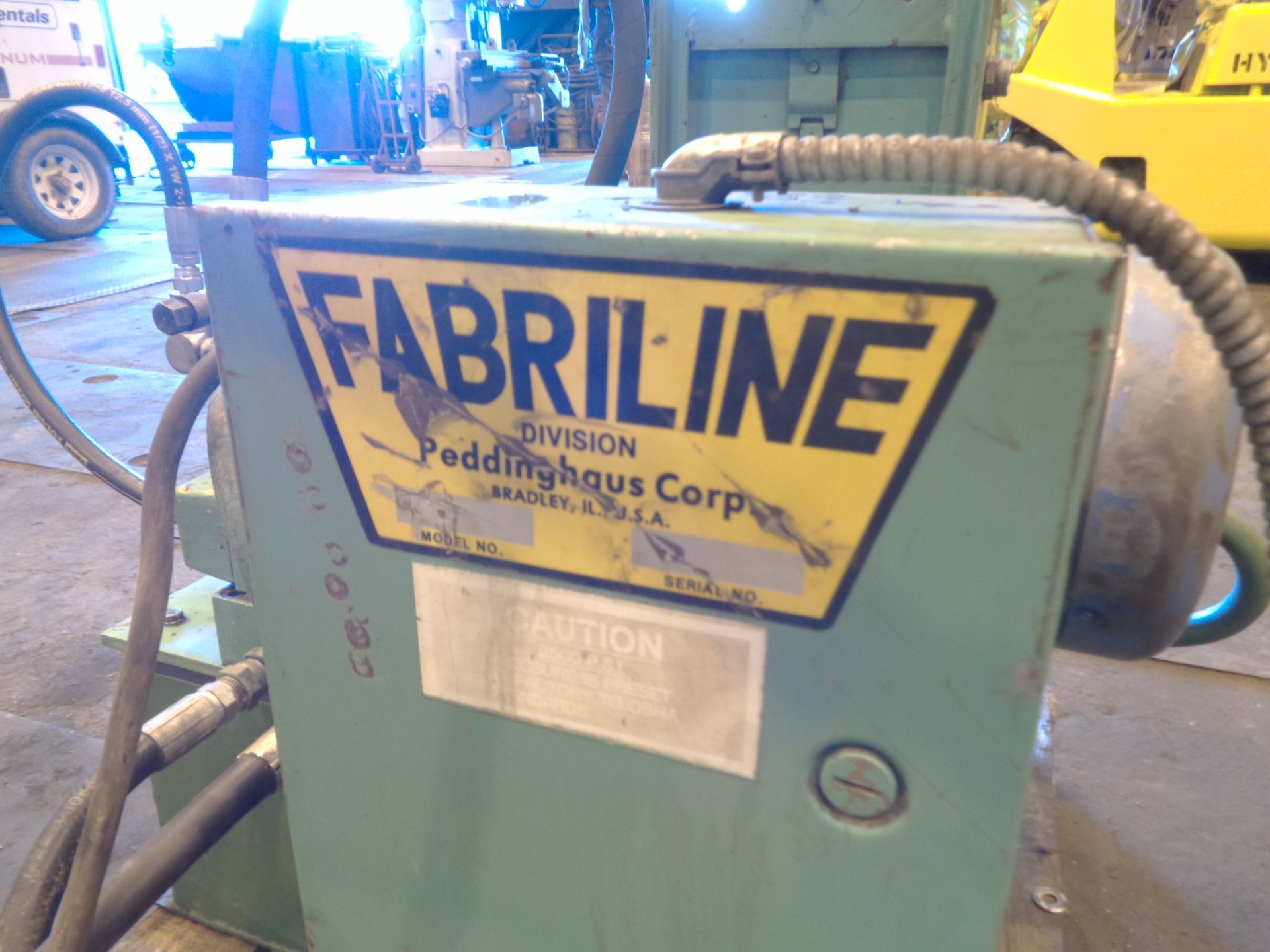 Peddinghaus Fabriline Hydraulic Portable Punch with Power Pack - Image 2 of 9