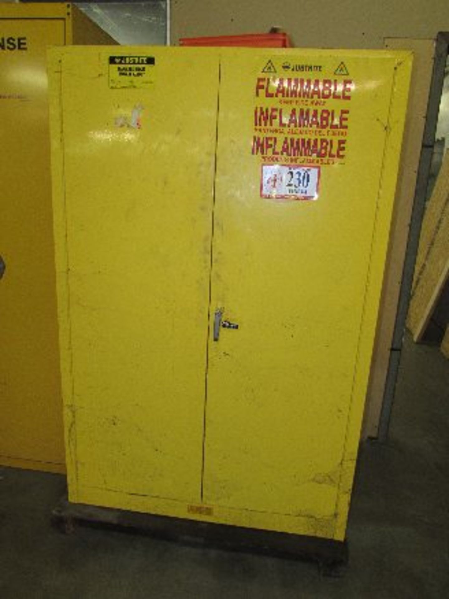 Justrite Flammable Metal Storage Cabinet