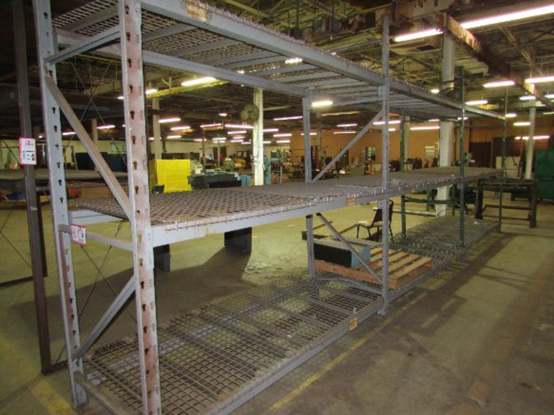 (3) Sections 36" X 96" X 120" Pallet Racking
