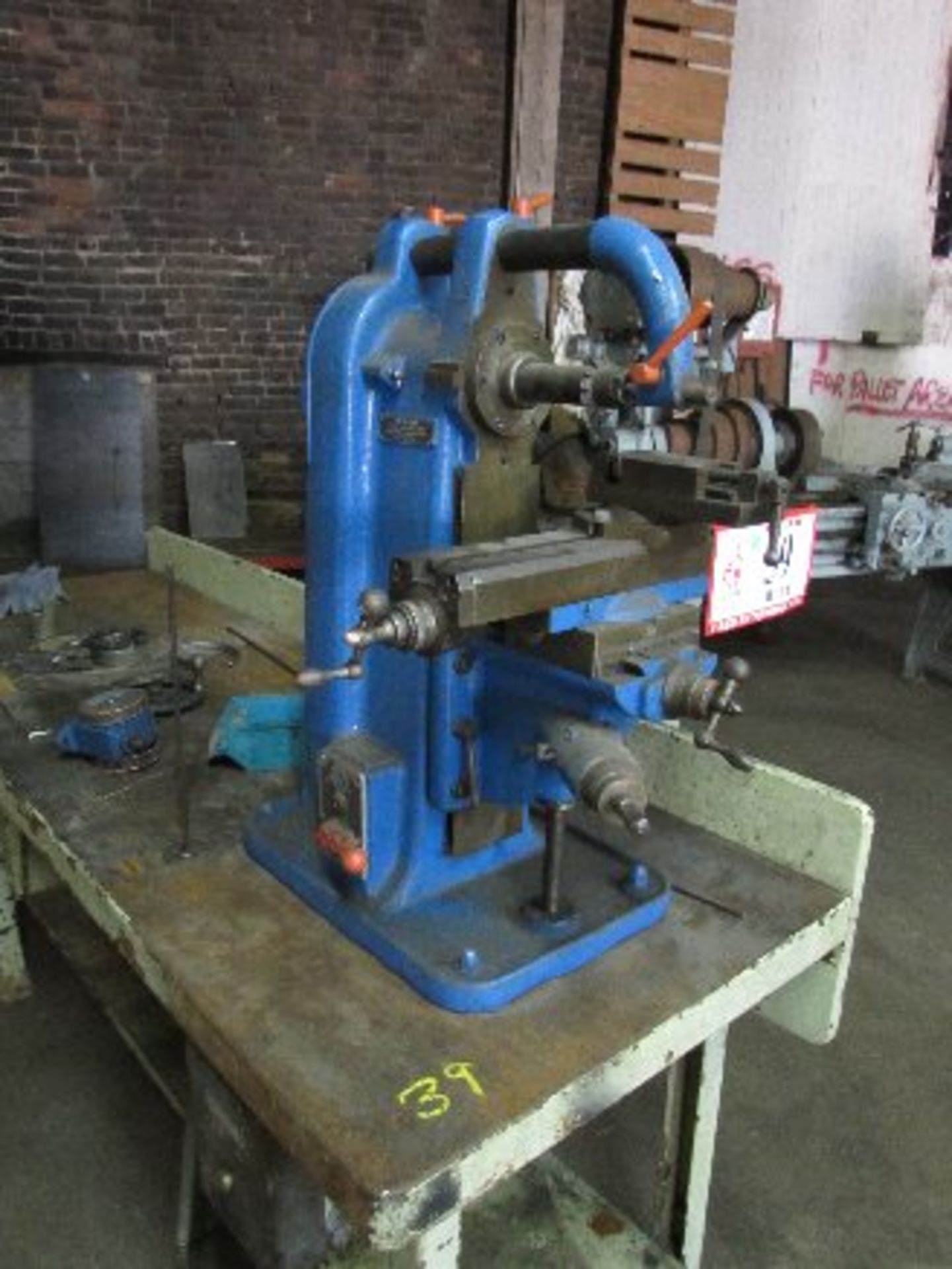 Pratt Whitney No 3 Mdl C Bench Type Milling Machine, W/Assortment Tooling and Collets, S/N 499-549