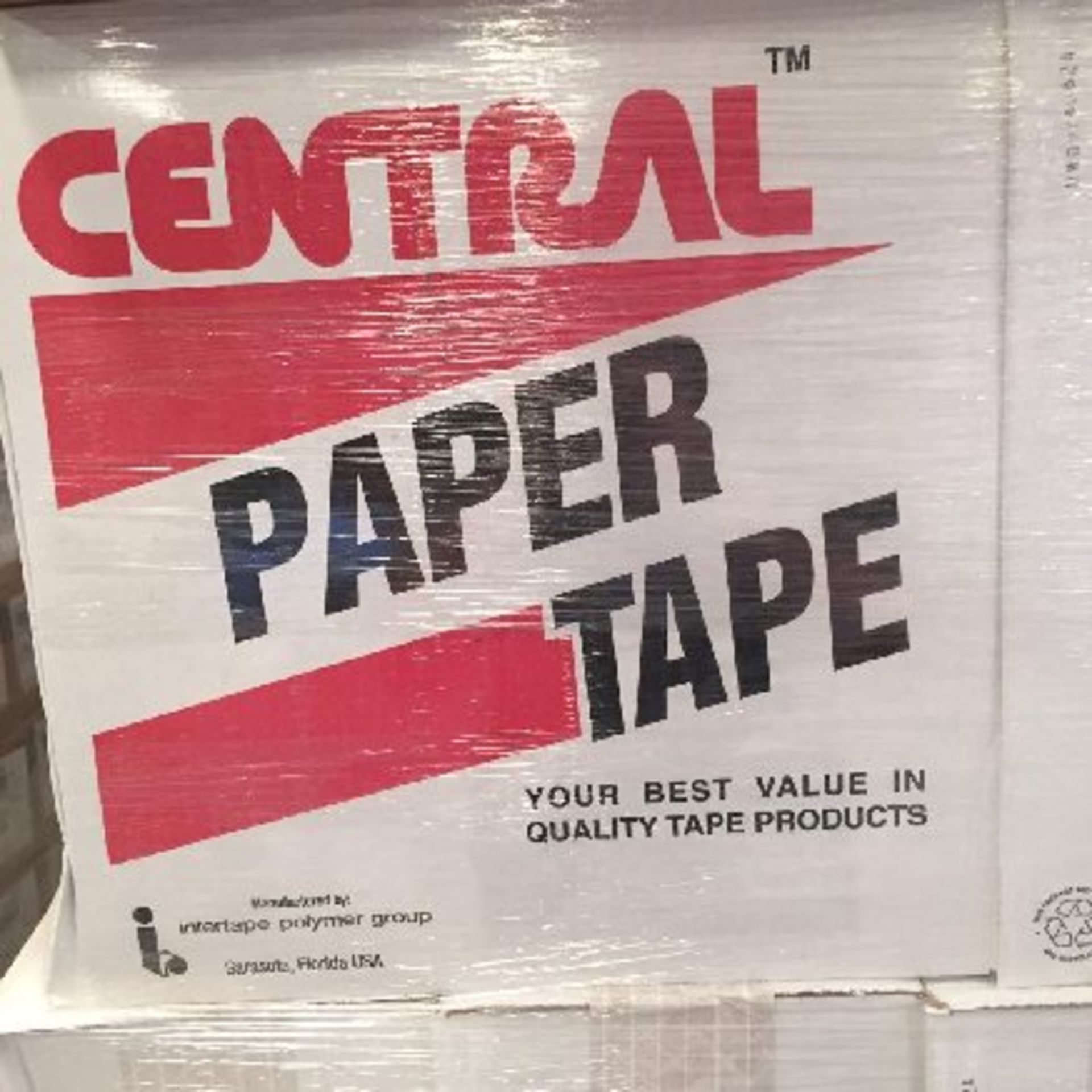 Central paper tape, 3" x 600 ft., 5 pallets, 10 rolls per box, Approx. 2000 rolls total - Image 3 of 3