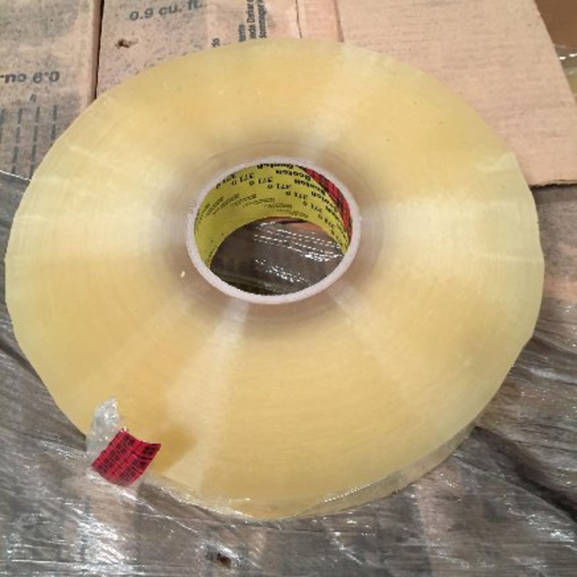 3M Clear box sealing tape, Approx. 288 rolls, 48mm x 914m rolls, NIB