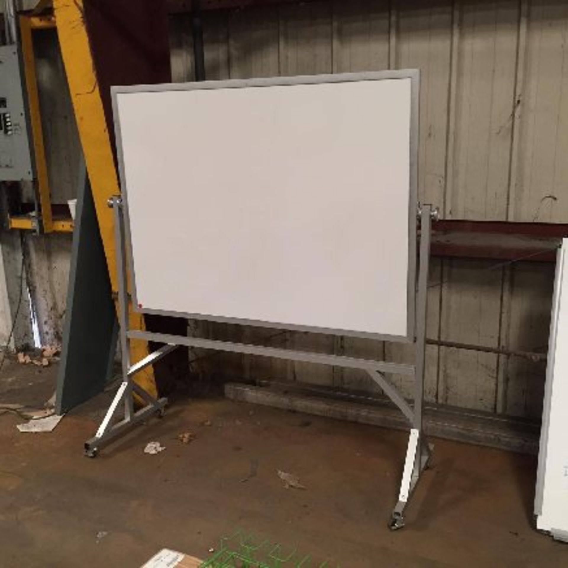 (5) Good condition Dry Erase boards, (4) boards that mount to a wall, (1) board that rolls on - Image 2 of 3