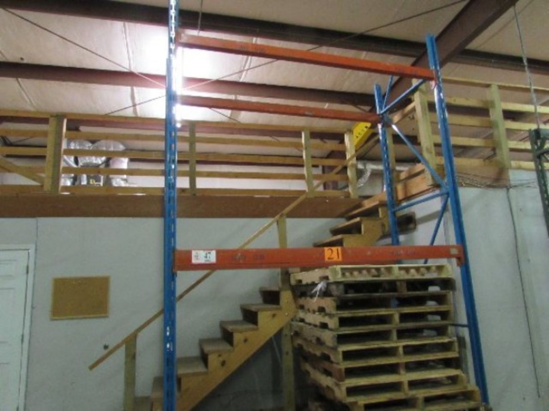 (2) Sections of Pallet Racking 42" x 96" x 168", individual sections not sharing a common center