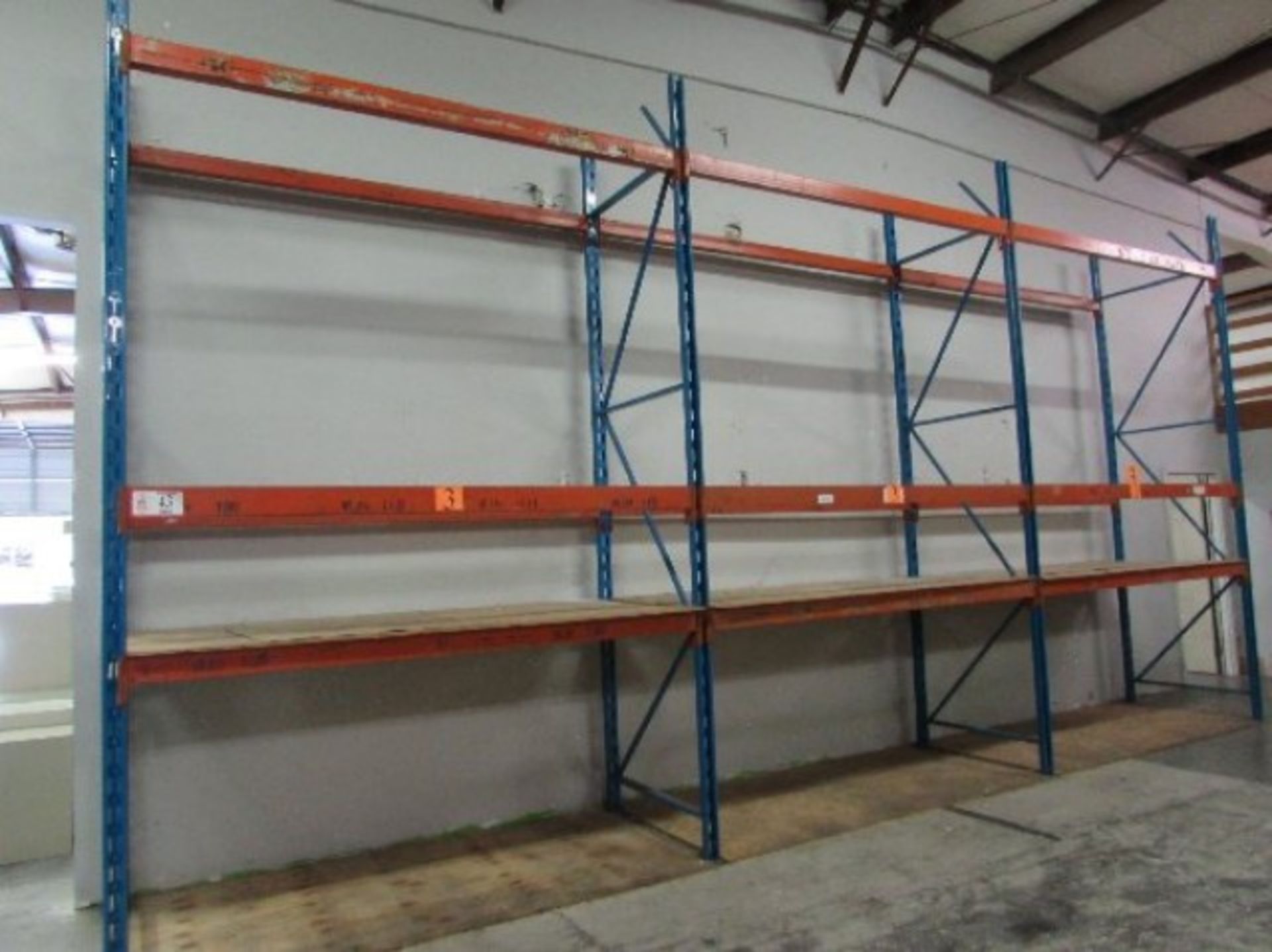 (3) Sections of Pallet Racking 42" x 96" x 168"
