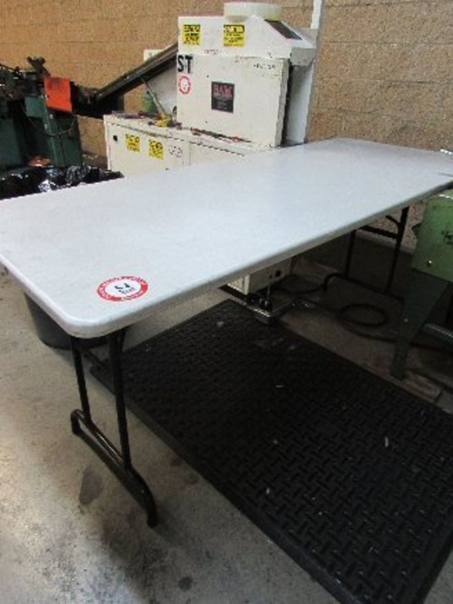 72" Plastic folding Table - Image 2 of 2