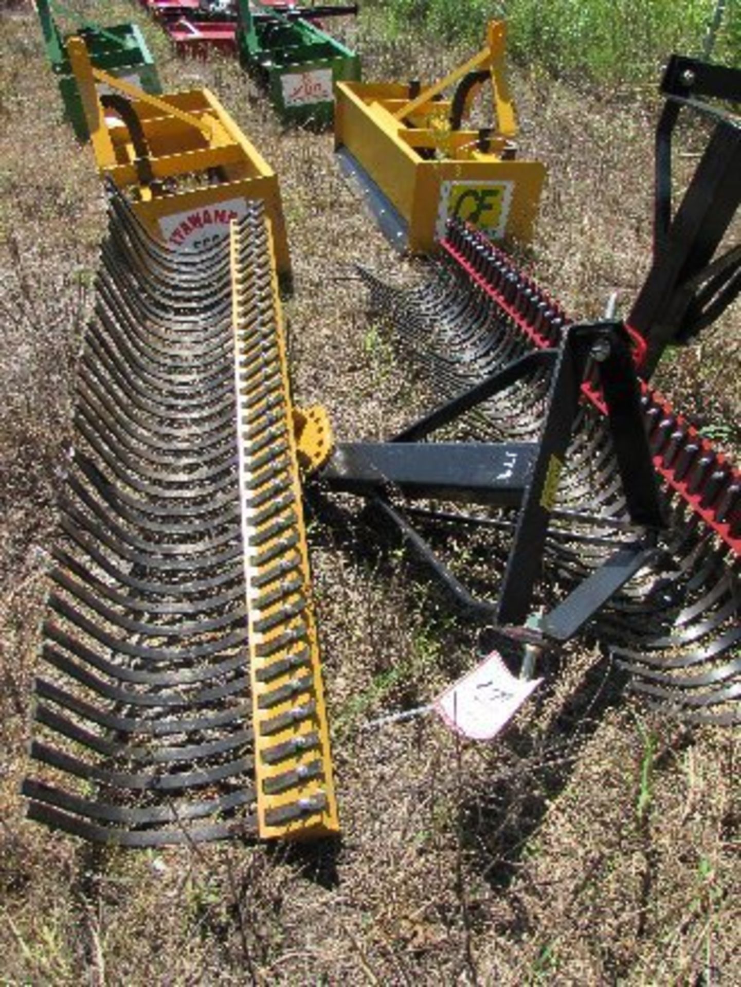 Yellow 6' Landscape Rake