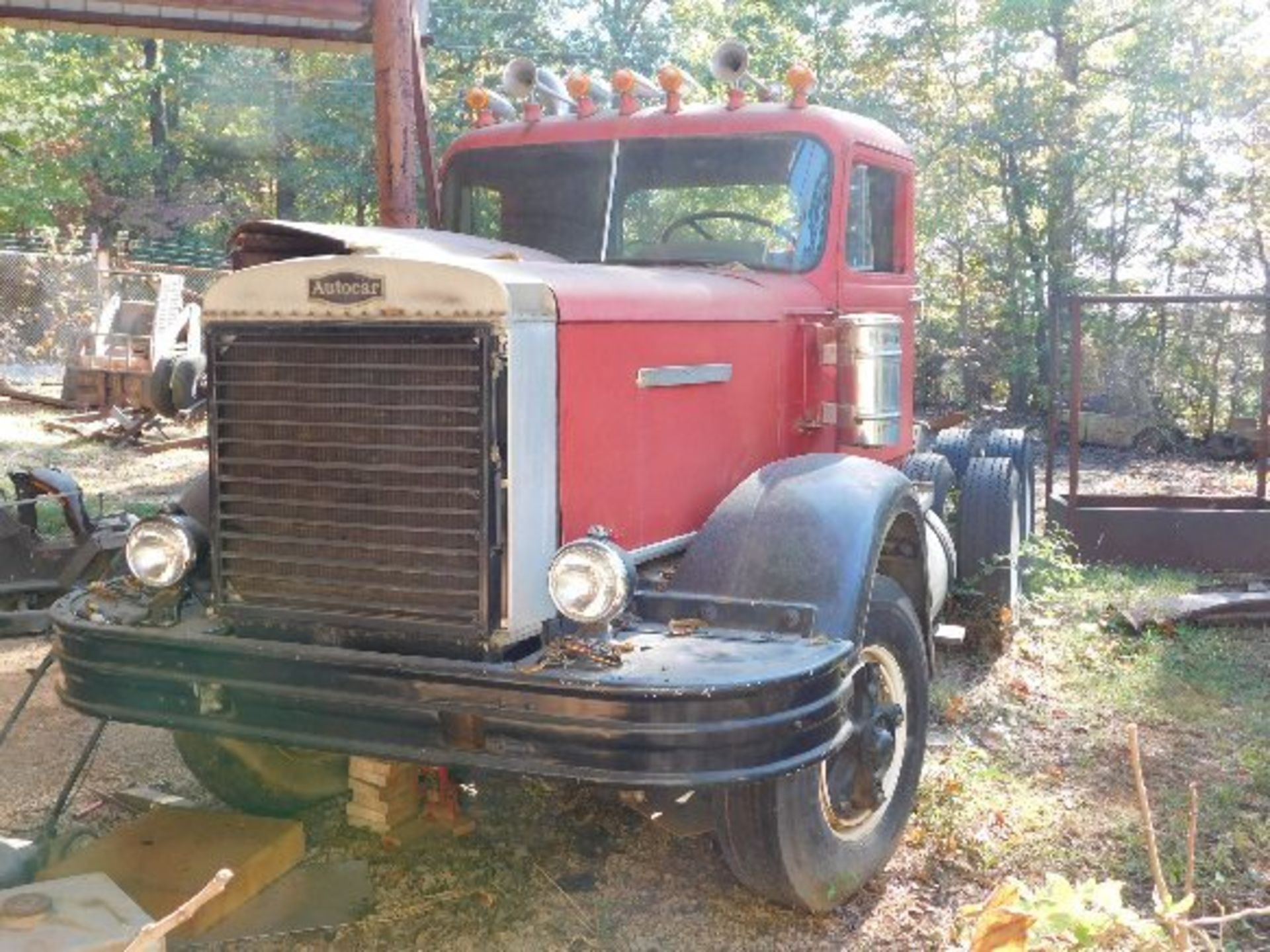 1966 Autocar Road Tractor, 300 Cummins, dual tandem, aluminum body, runs good - Image 3 of 3