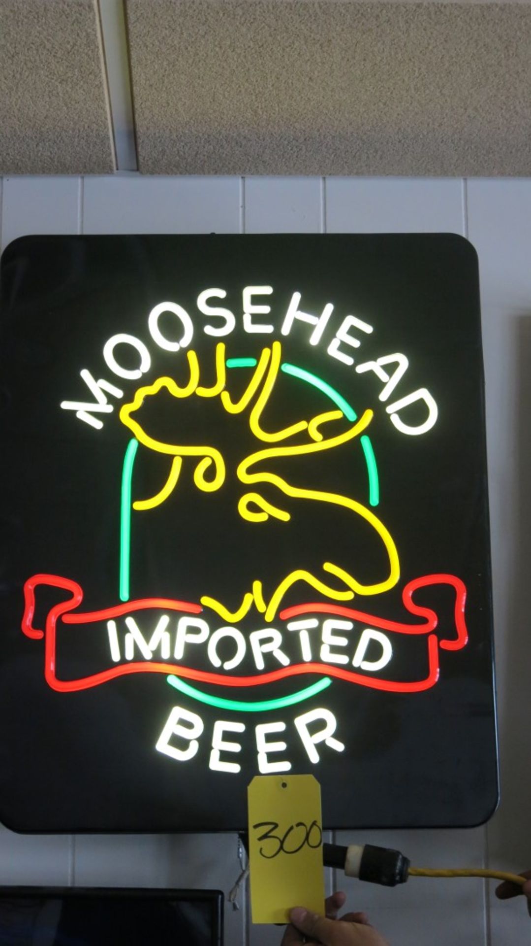 Moosehead Imported Beer  Sign