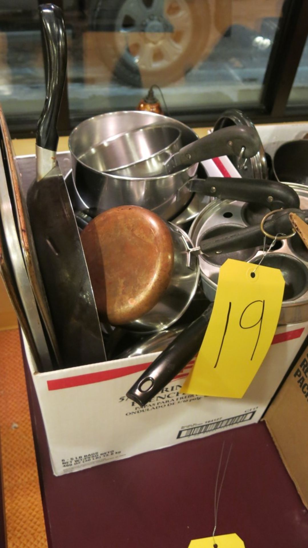 (2) Boxes of Assorted Pots & Pans