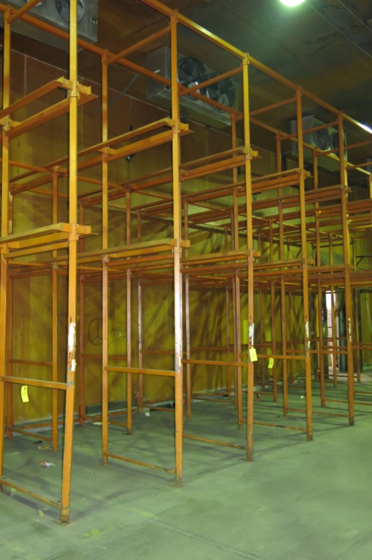 (15) Sections of Drive-in Style Racking System: 4'-9" Opening x 12'-4" Deep x 17' Height