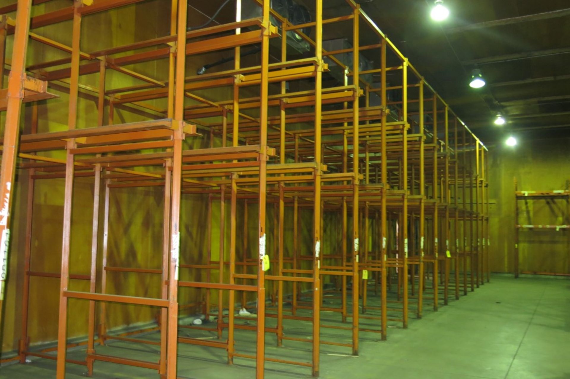 (15) Sections of Drive-in Style Racking System: 4'-9" Opening x 12'-4" Deep x 17' Height - Image 2 of 5