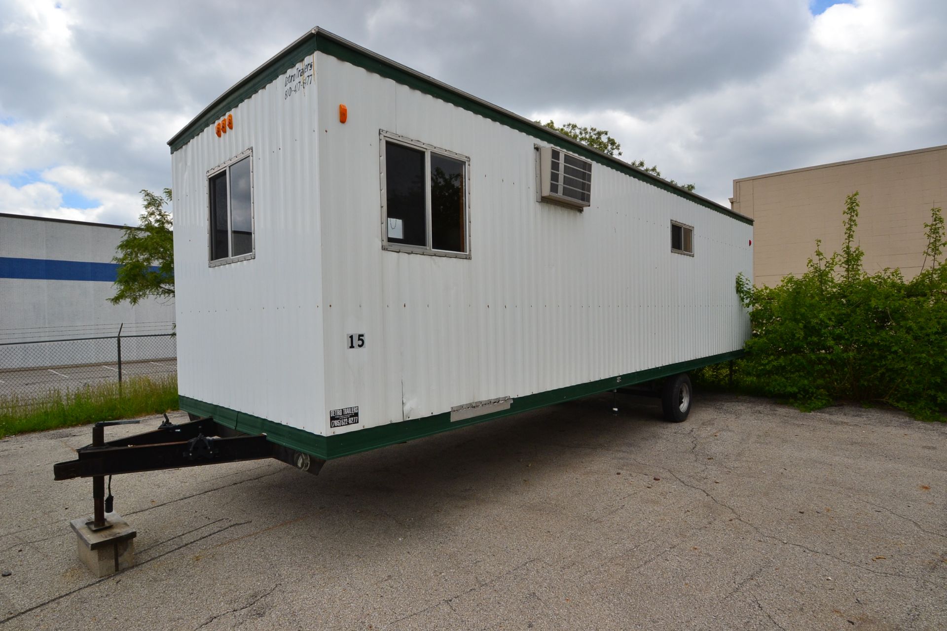 OFFICE TRAILER, MARK LINE, VIN# 36127, 32', 2010, 7,000 LBS., W/ AC UNIT - Image 2 of 2