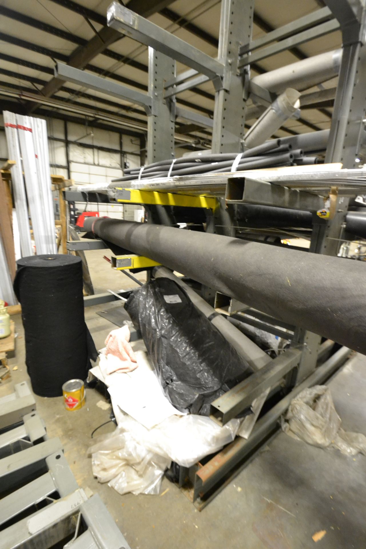 CONTENTS OF RACK, ROOFING COTTON, SINGLE PLY ROOF MEMBRANE, TERMINATION BAR - Image 2 of 2