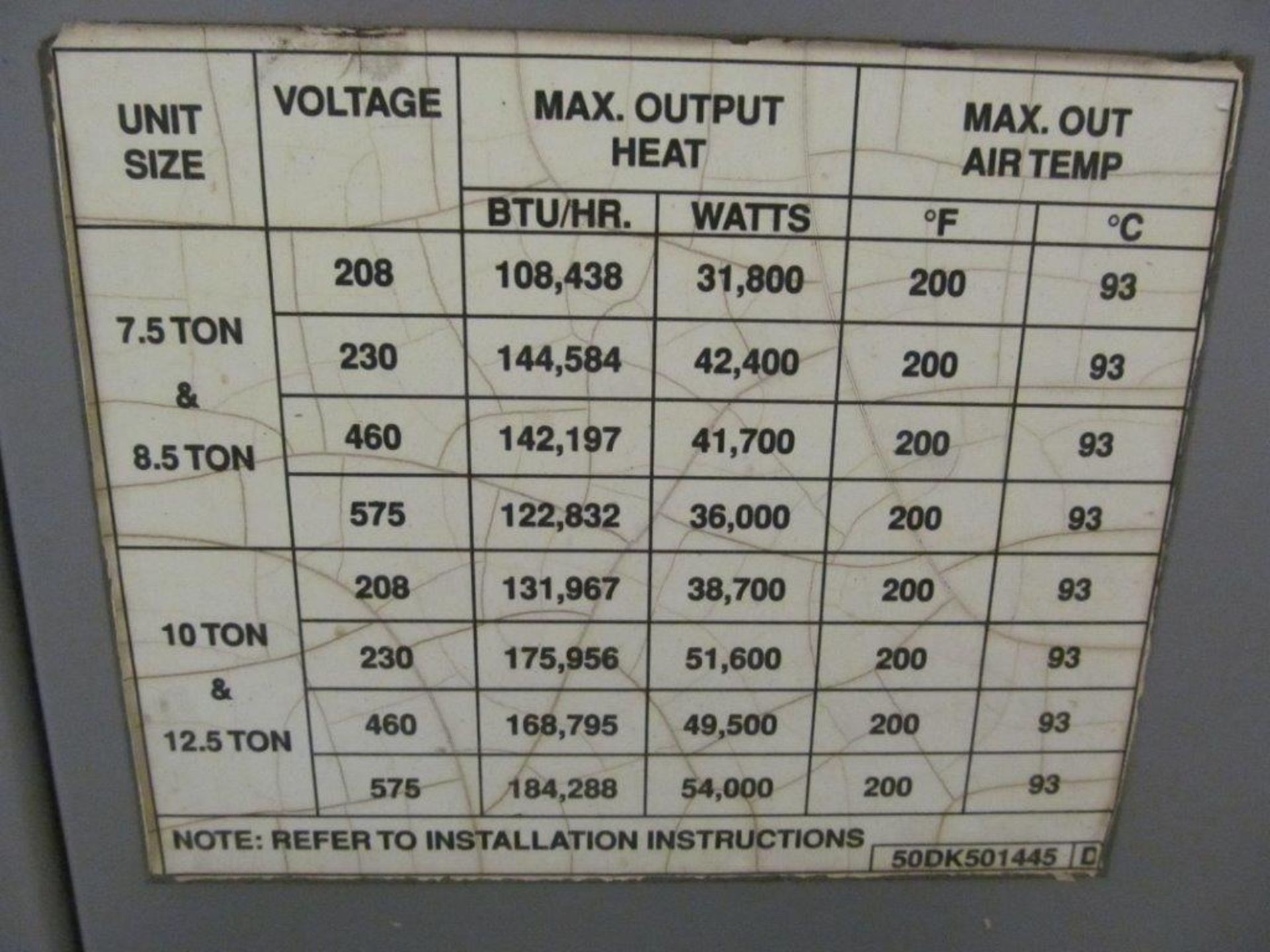 CARRIER ROOFTOP ELECTRIC COOLING UNIT - Image 4 of 6