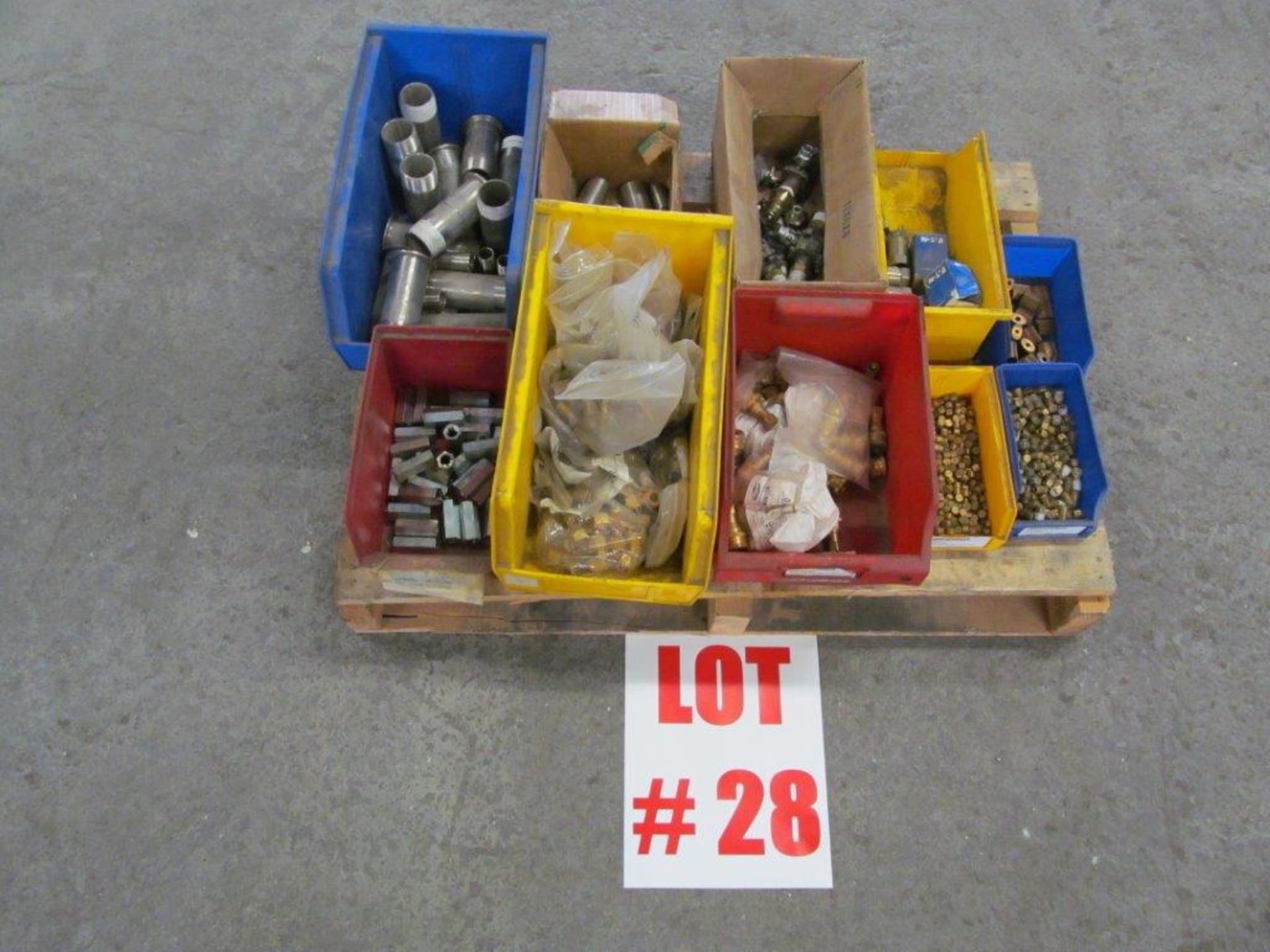 (1) LOT ASSORTED BRASS AND STEEL FITTINGS