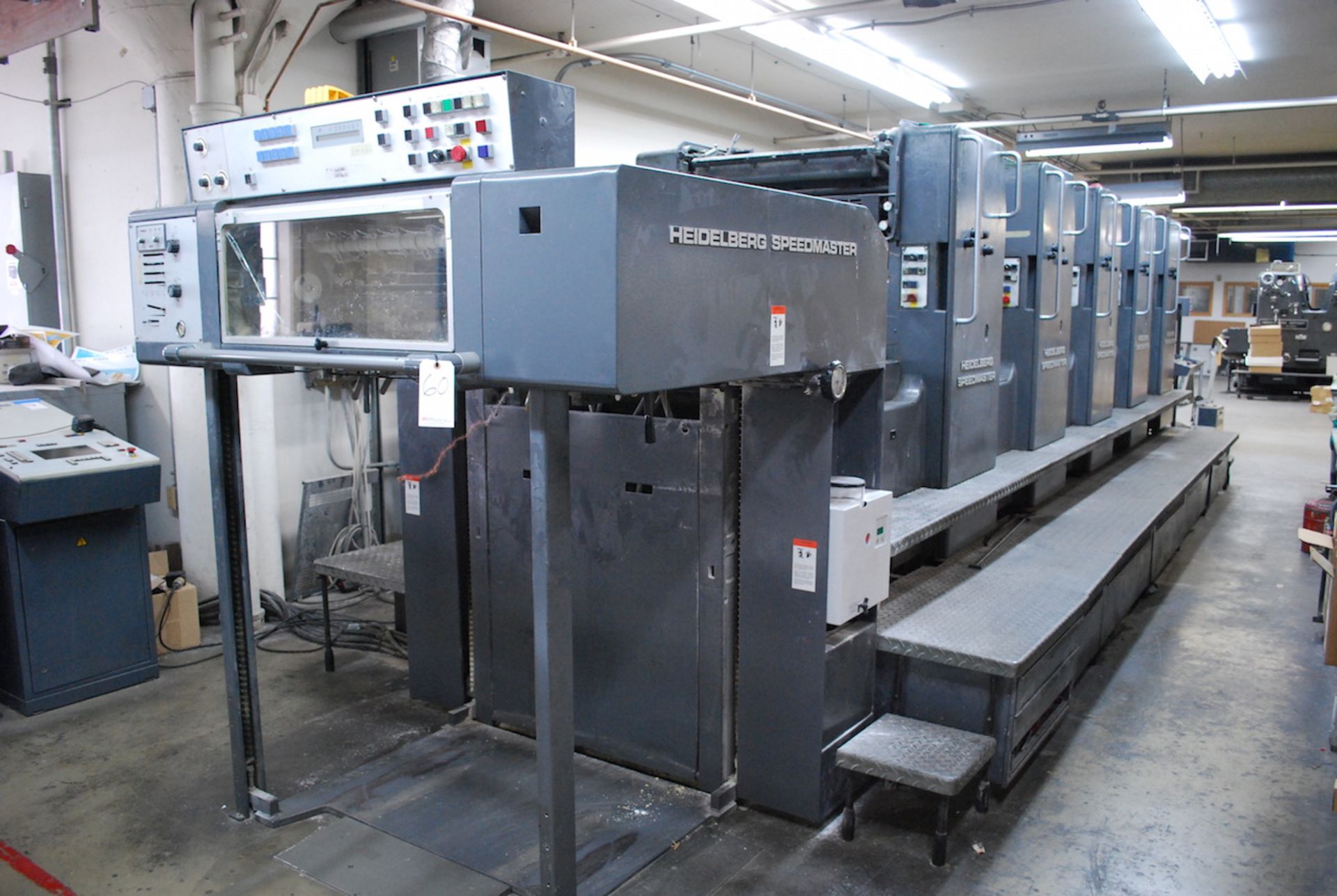 HEIDELBERG SPEEDMASTER 20-1/2" X 28-3/8" TYPE 72FP 5-COLOR SHEET FED PRINTING PRESS: S/N 531 148 (