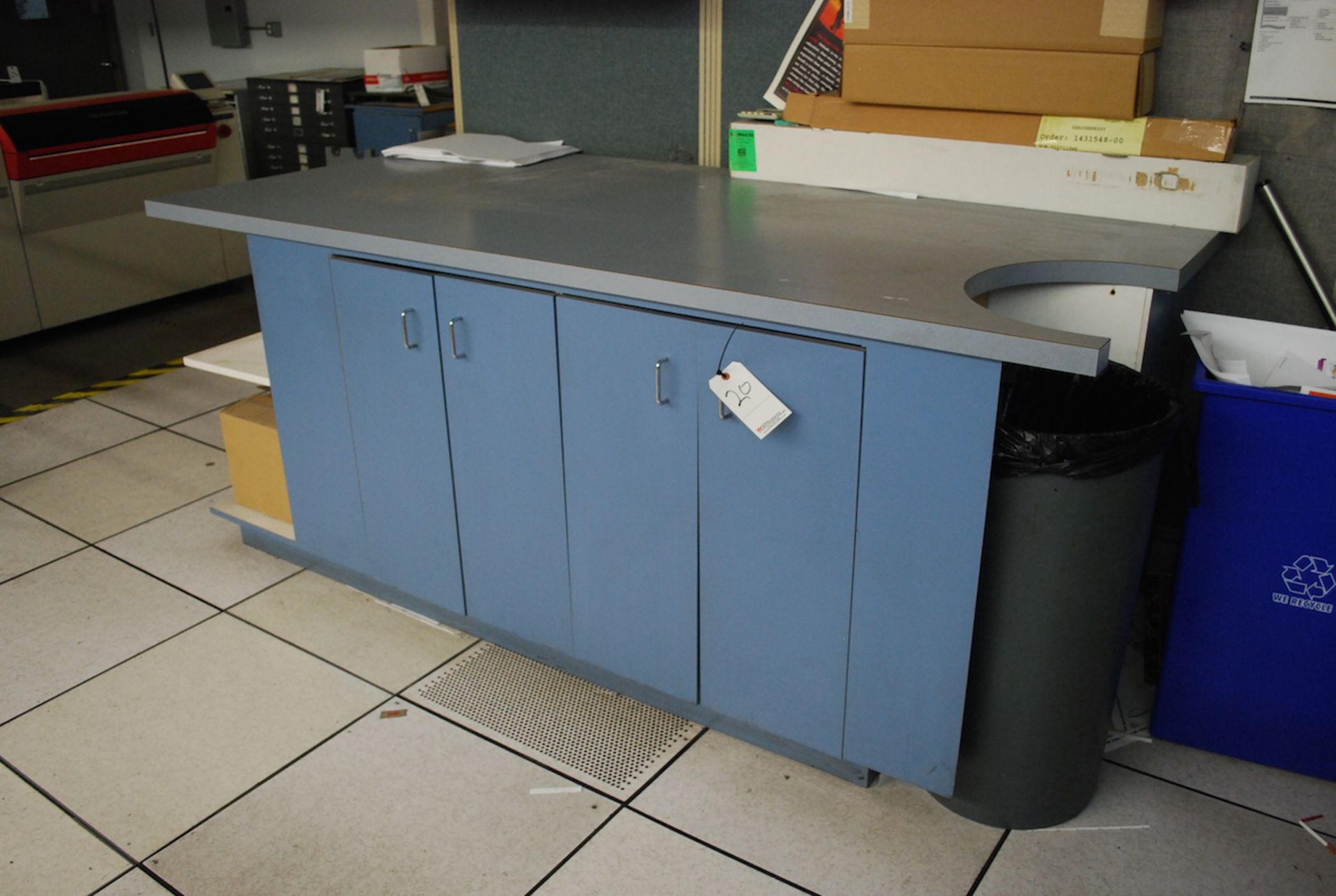 FORMICA STORAGE CABINET