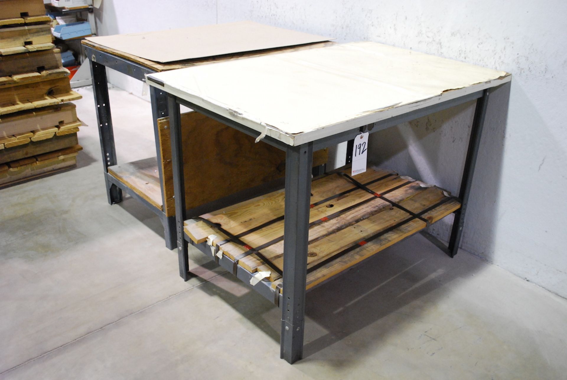 LOT:  (2) WORK BENCHES