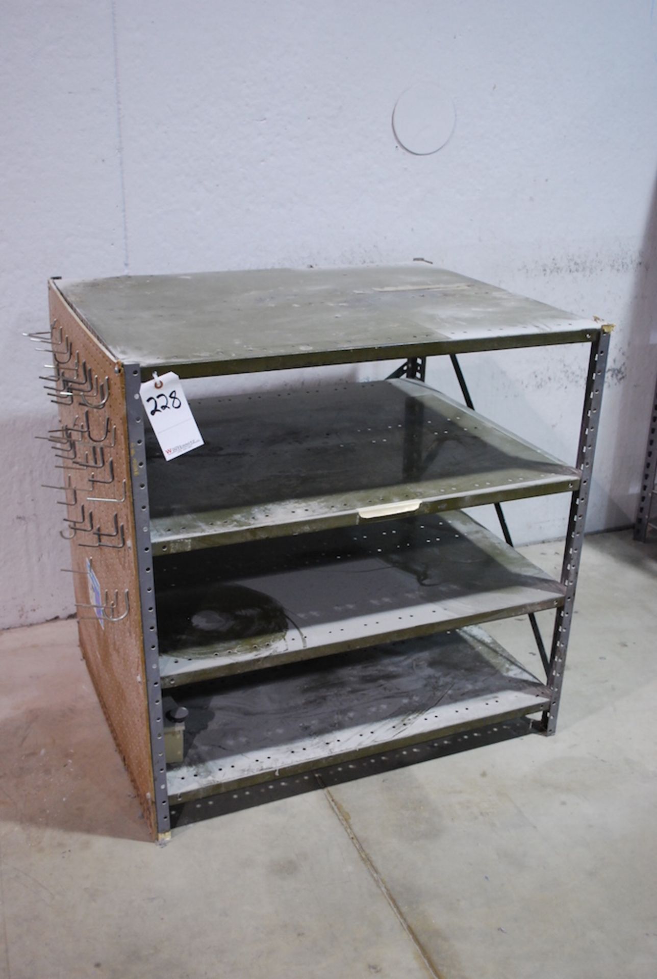 LOT:  (4) STEEL SHELF UNITS