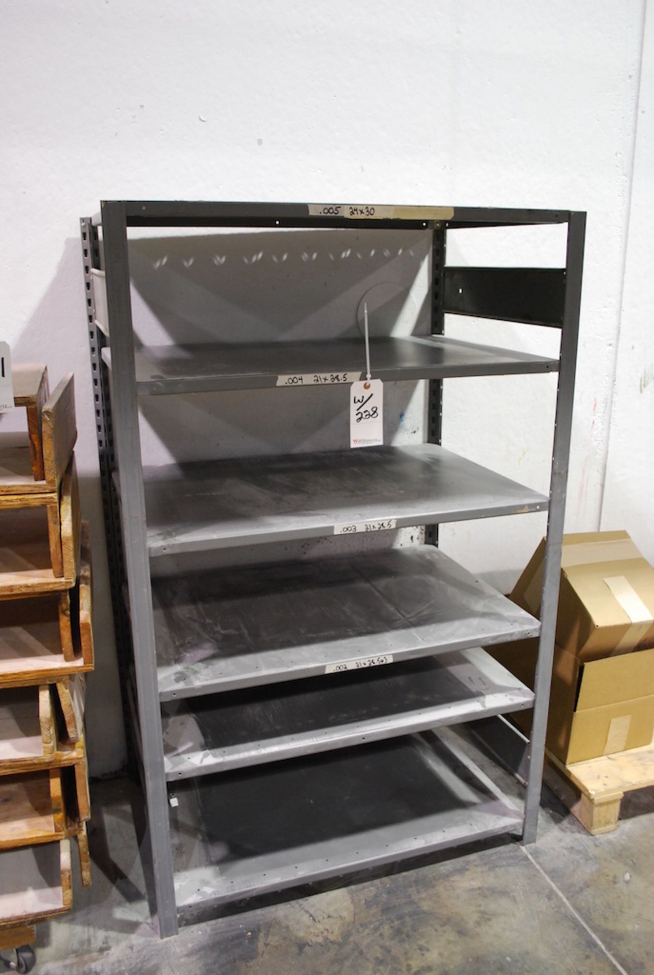 LOT:  (4) STEEL SHELF UNITS - Image 4 of 4