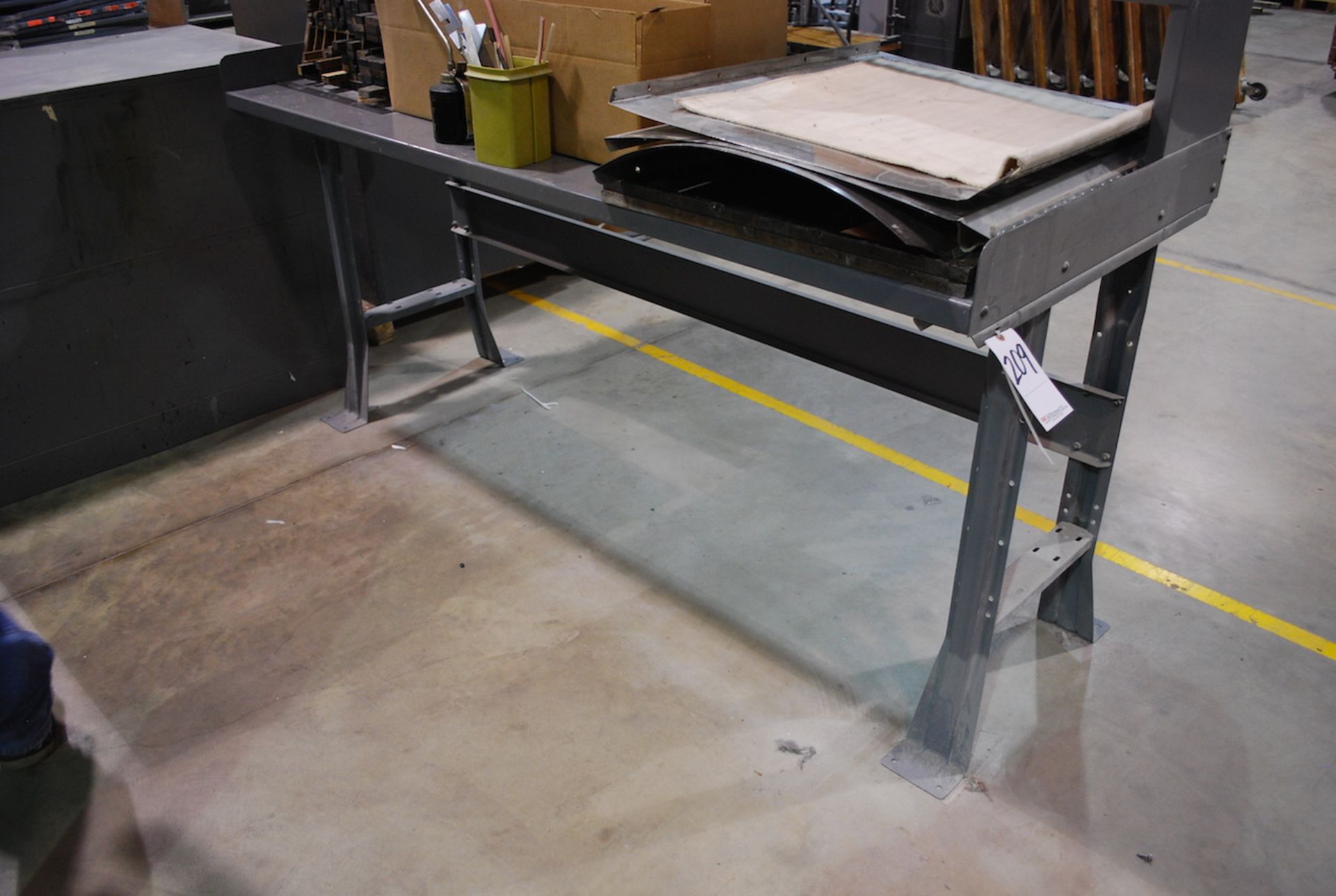 72" X 30" STEEL WORK BENCH