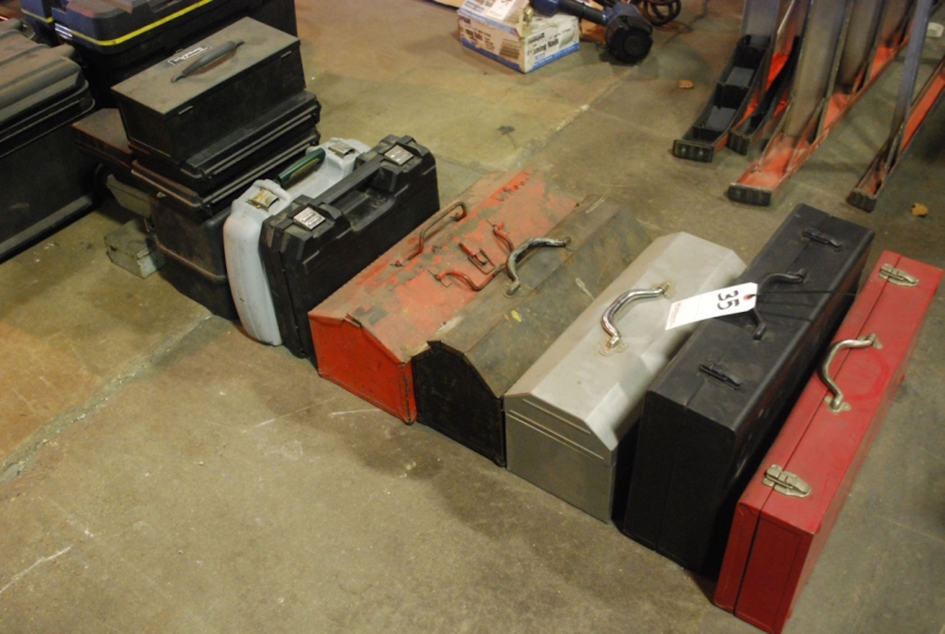 LOT: ASSORTED TOOL BOXES