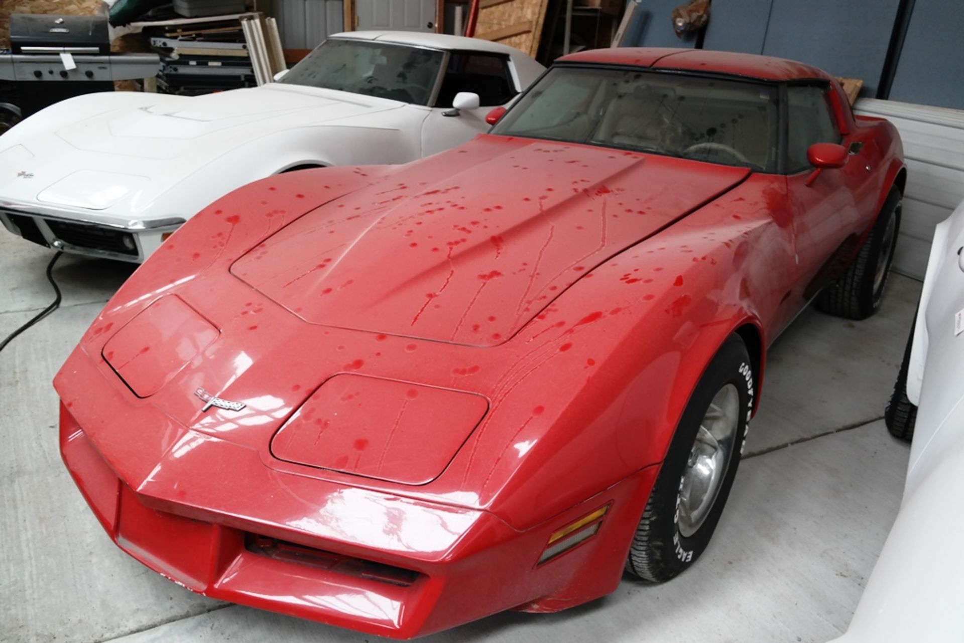 1980 CHEVROLET CORVETTE: VIN# 1Z878AS439835; (RED)