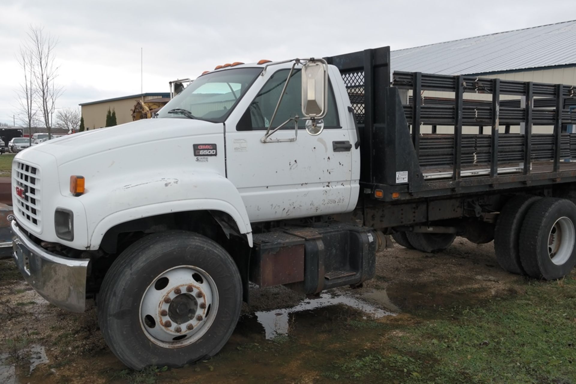 2001 GMC Model C6500 Stake Bed Truck