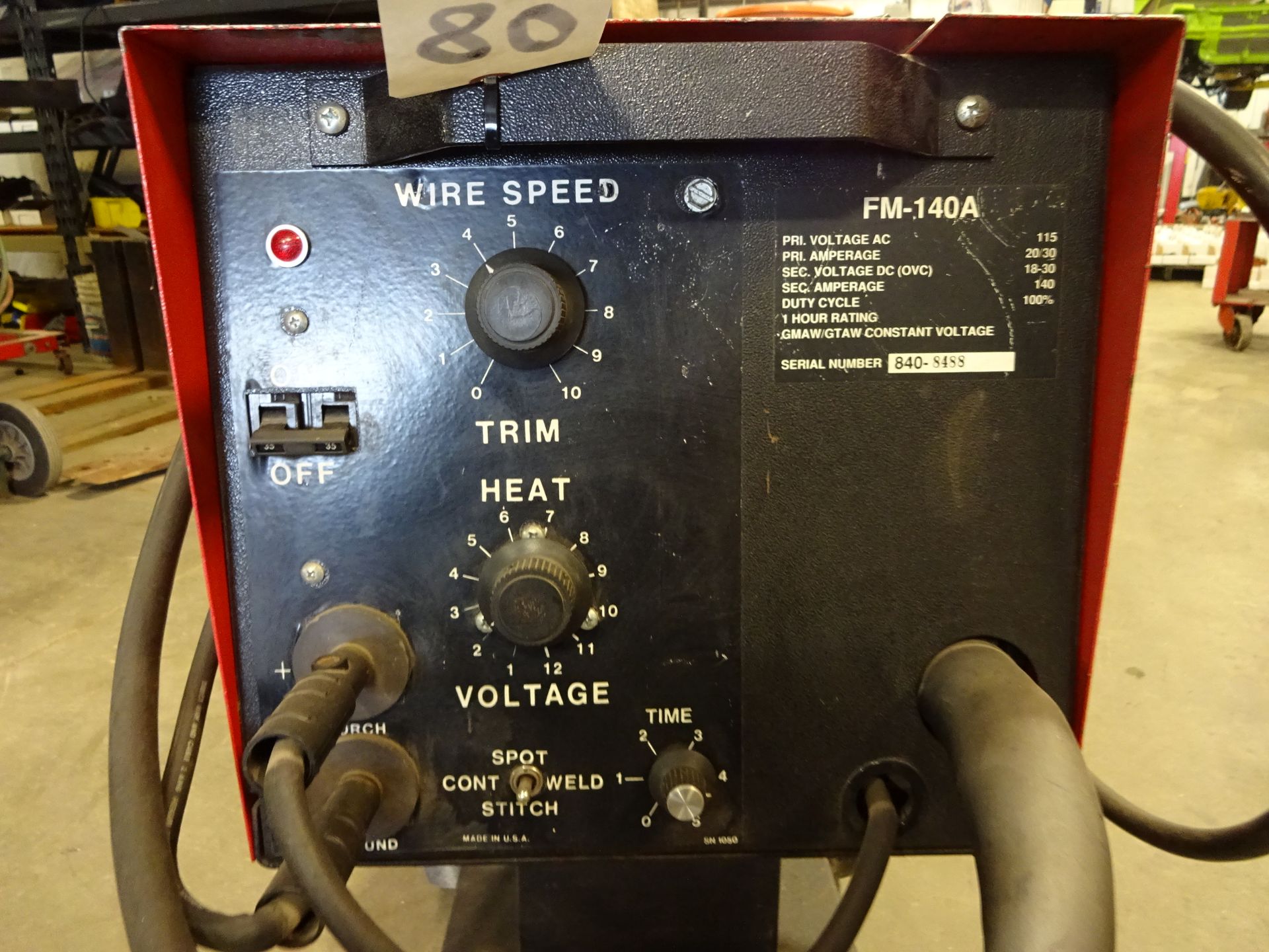 SNAP-ON 140 AMP MIG WELDER (S/N-1000) - Image 3 of 3