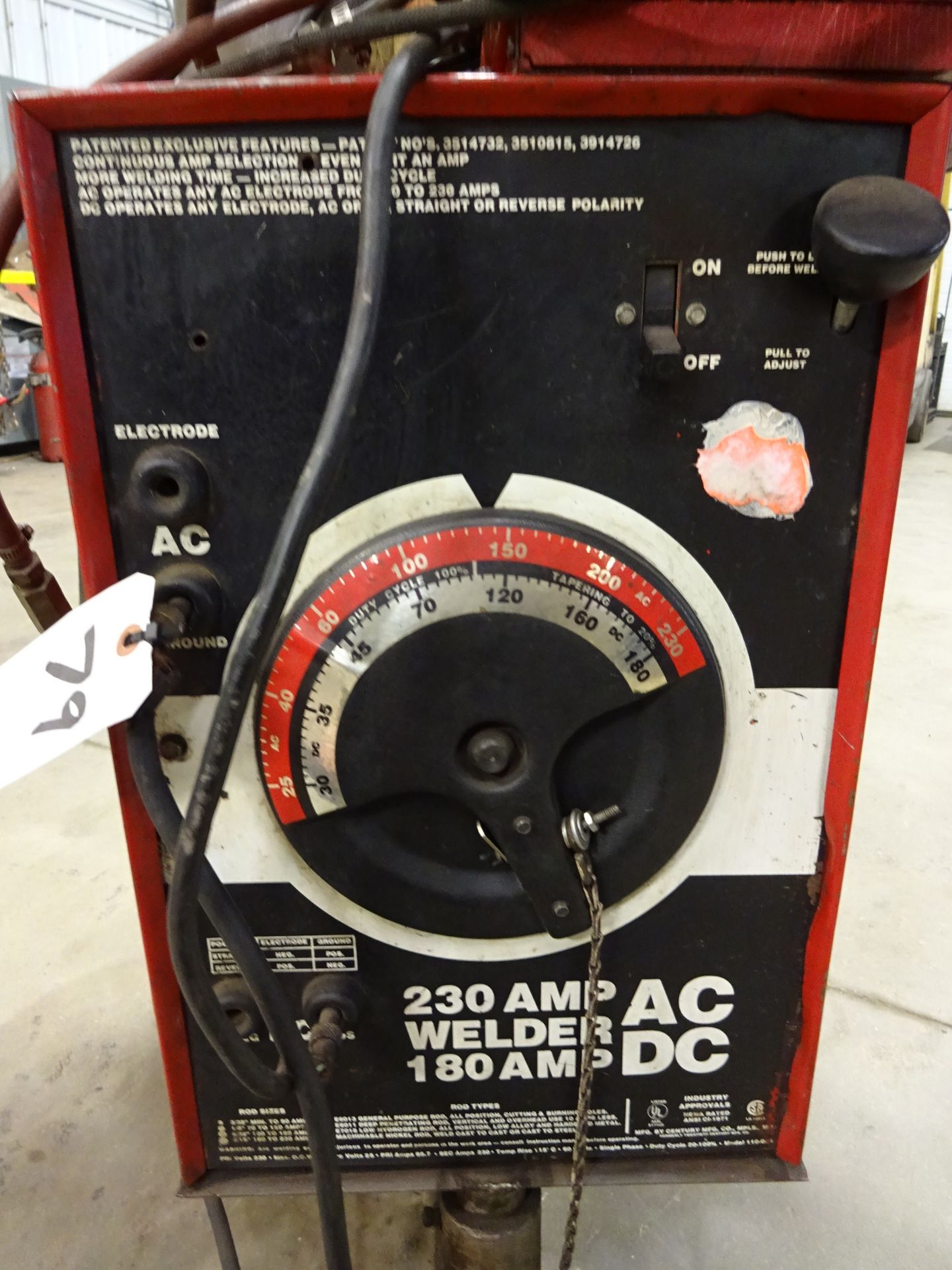 230 AMP/180 AMP AC/DC WELDER - Image 2 of 2