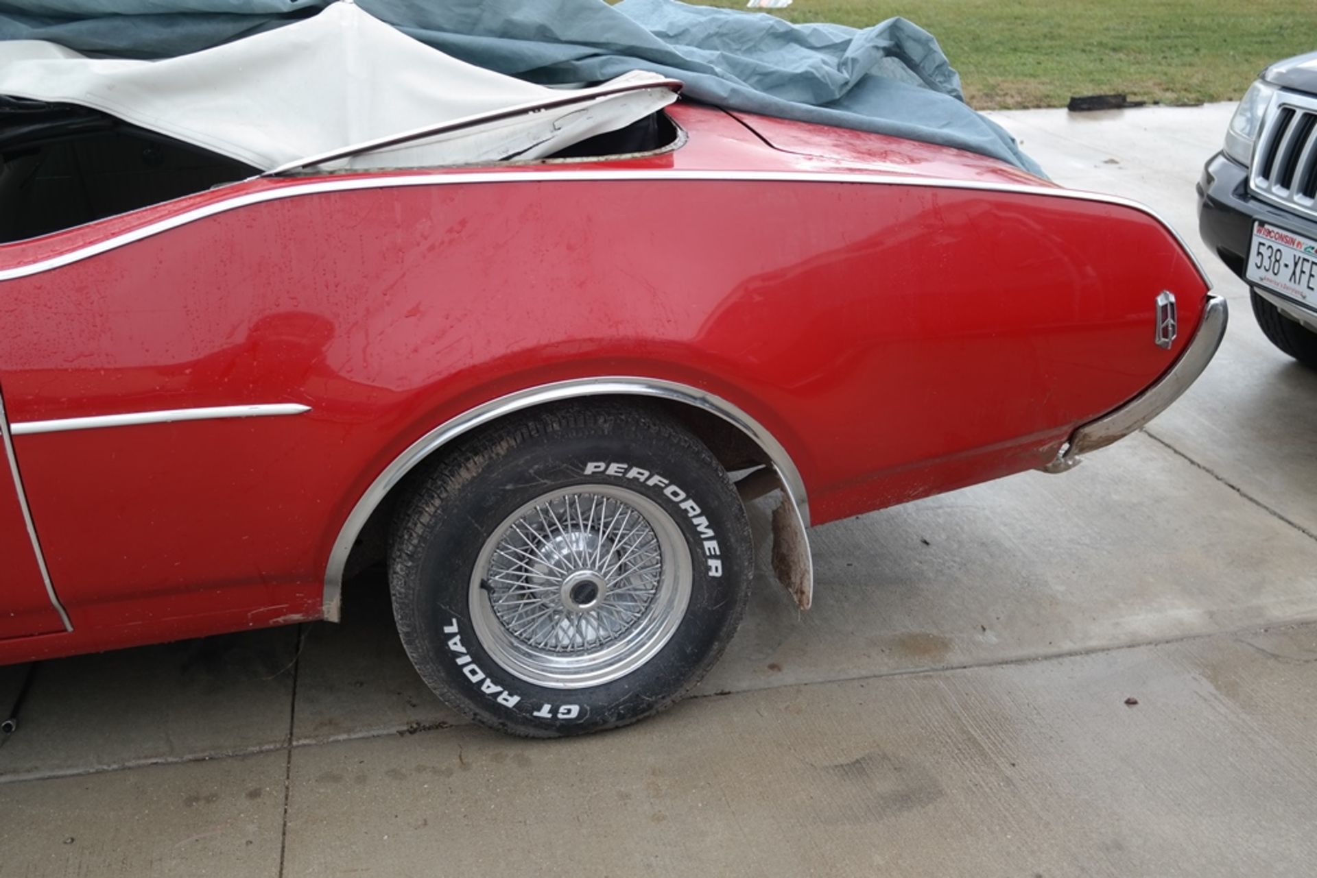 1969 OLDSMOBILE CUTLASS CONVERTIBLE: VIN# 336679M249655; 350 ROCKET V8; AUTOMATIC TRANSMISSION - Image 7 of 7