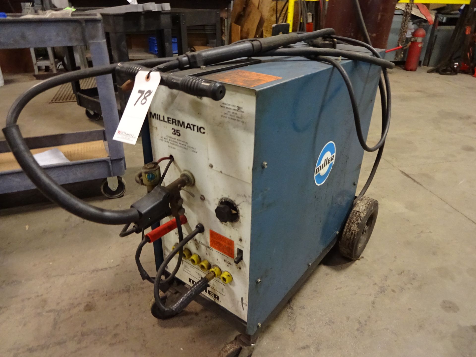 MILLER MILLERMATIC 35 CONSTANT POTENTIAL DC ARC WELDING POWER SOURCE: S/N JA377414