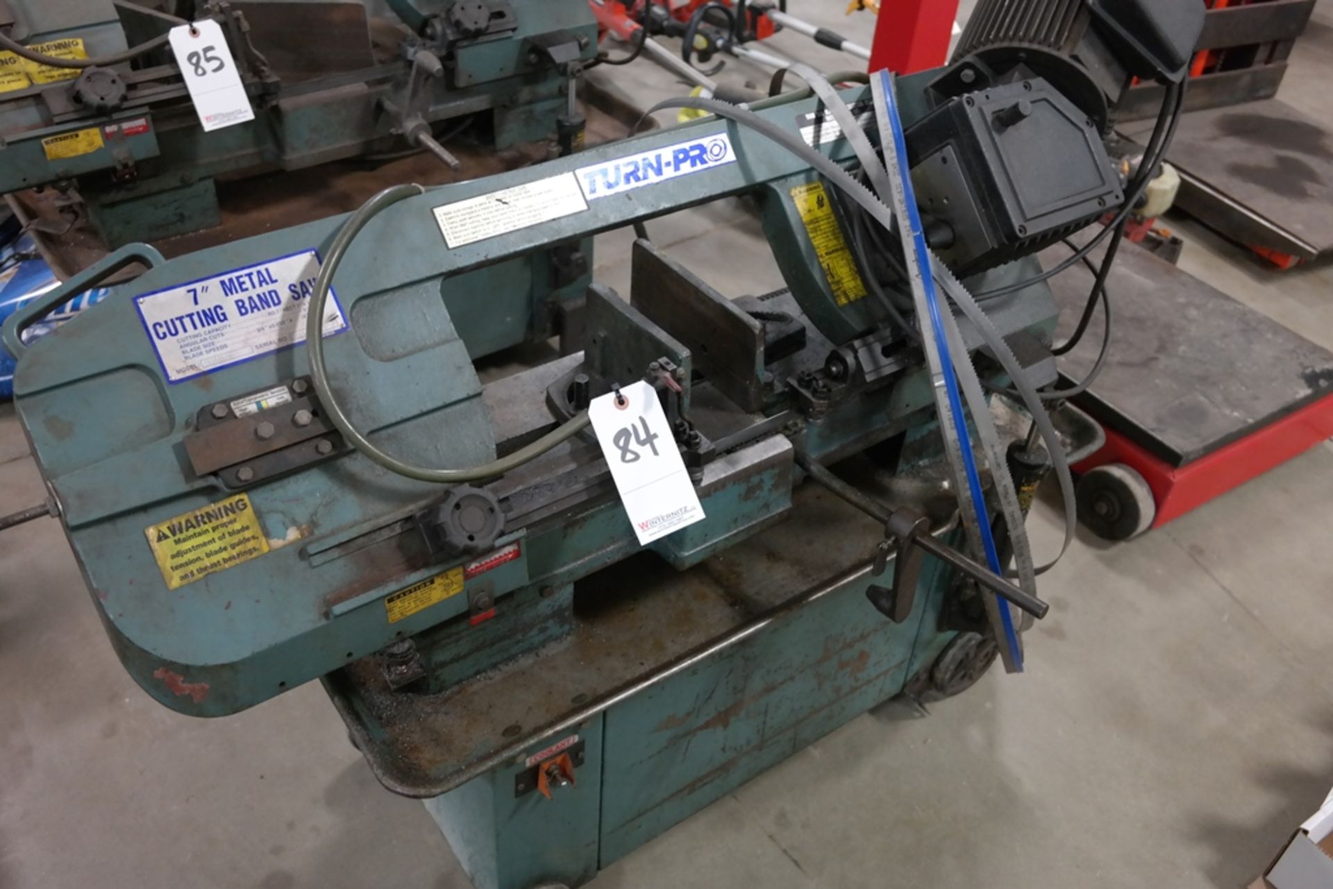 TURN-PRO MODEL 10712058 7" METAL CUTTING BAND SAW: SN 06119254