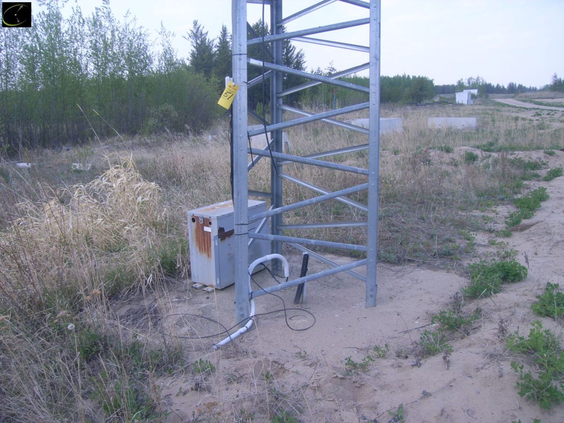 Approx. 60 To 70 Ft. Free Standing Steel Tower w/ Misc. Antennas. - Image 4 of 4