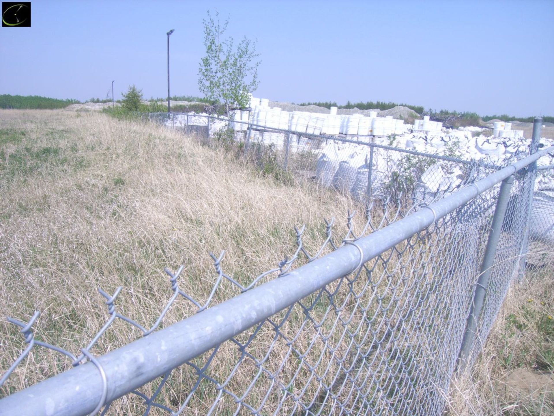 Approx. 900 Meters Of Chain Link Fencing w/ Misc. Gates. Posts Are Cemented In The Ground - Image 12 of 14