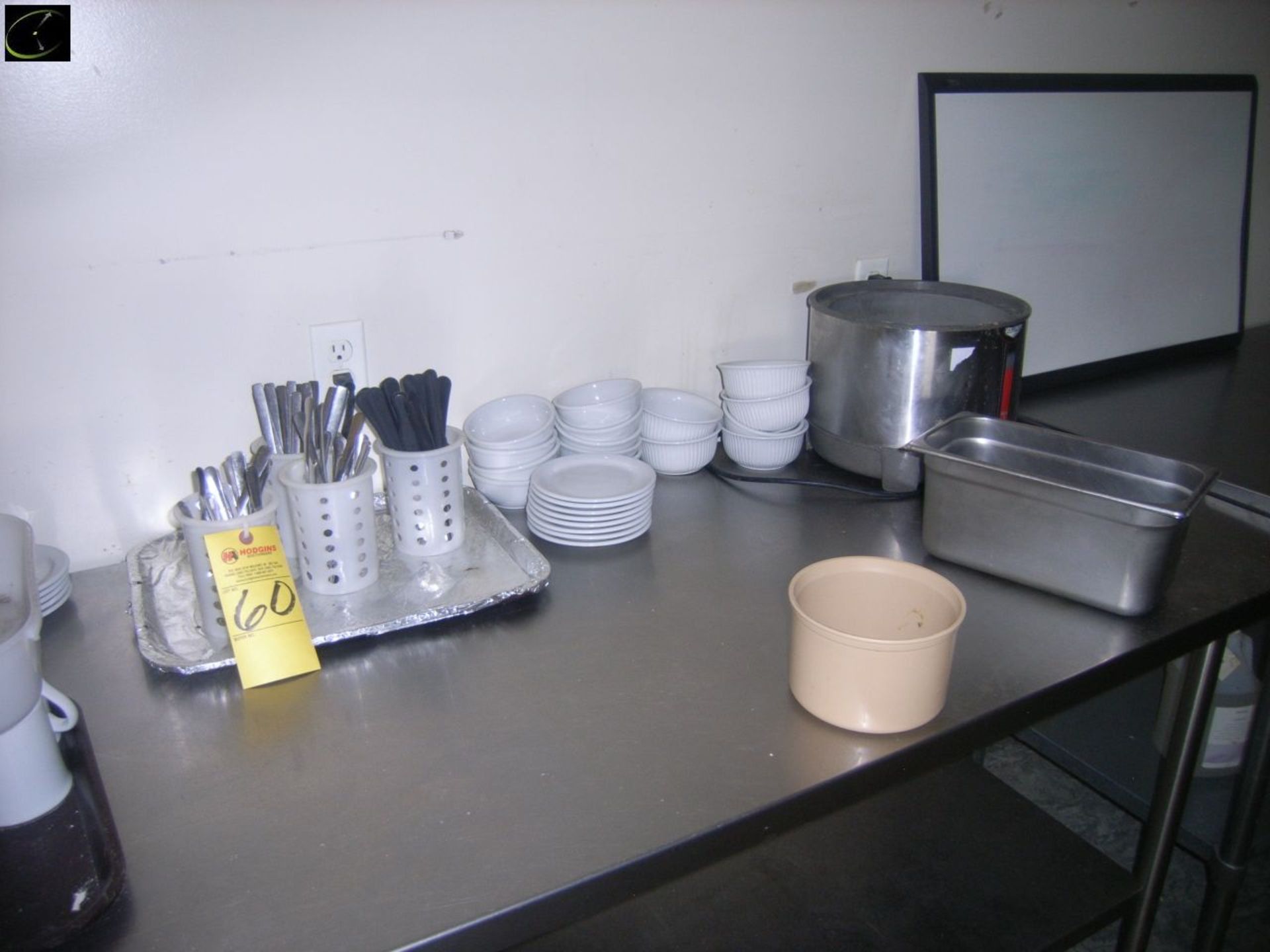 Approx. 10 Ft. Stainless Steel Table & Approx. 4 Ft. Stainless Steel Table w/ Juice Dispenser, - Image 6 of 6