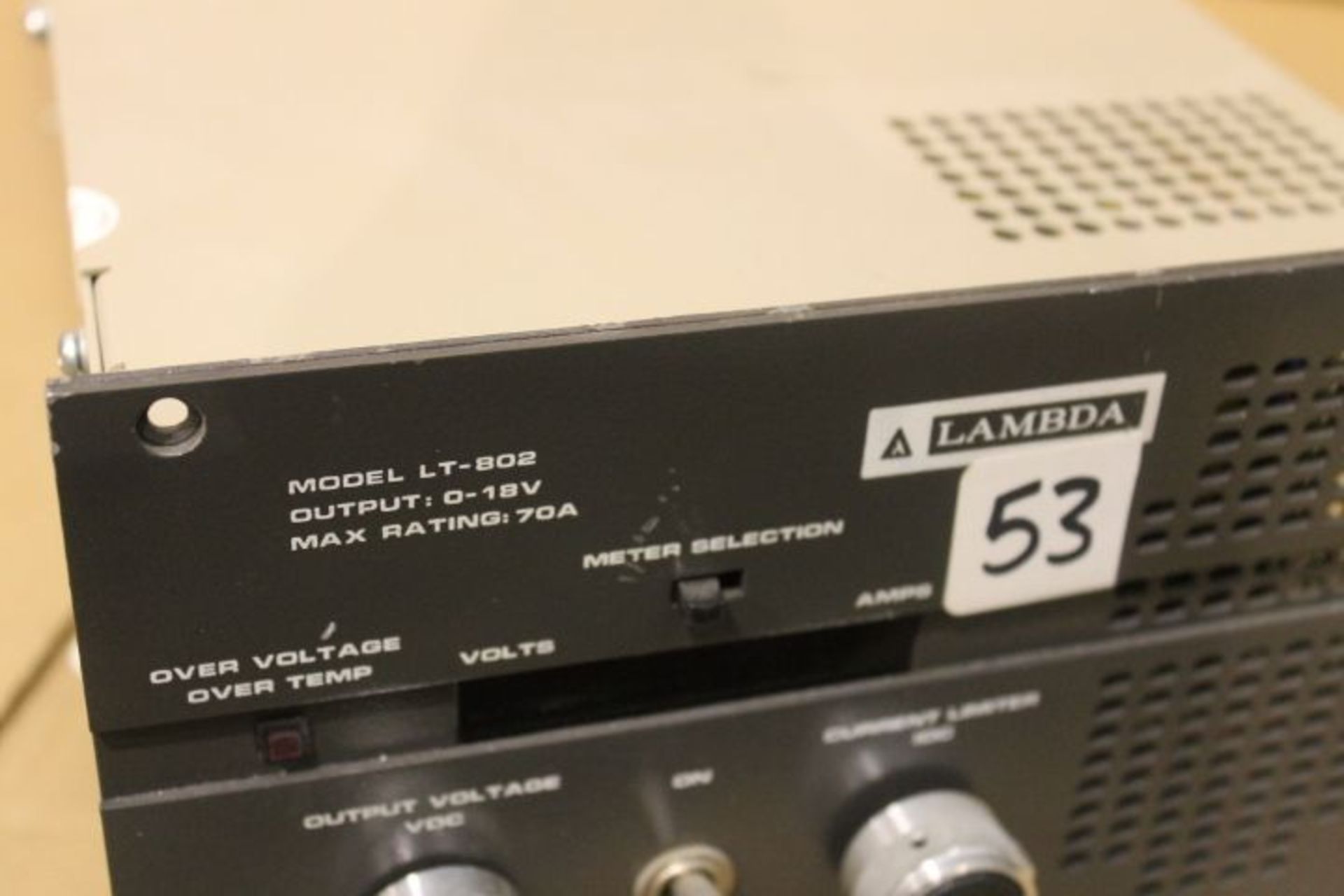 Lambda Mdl LT-802  Power Supply - Image 2 of 2