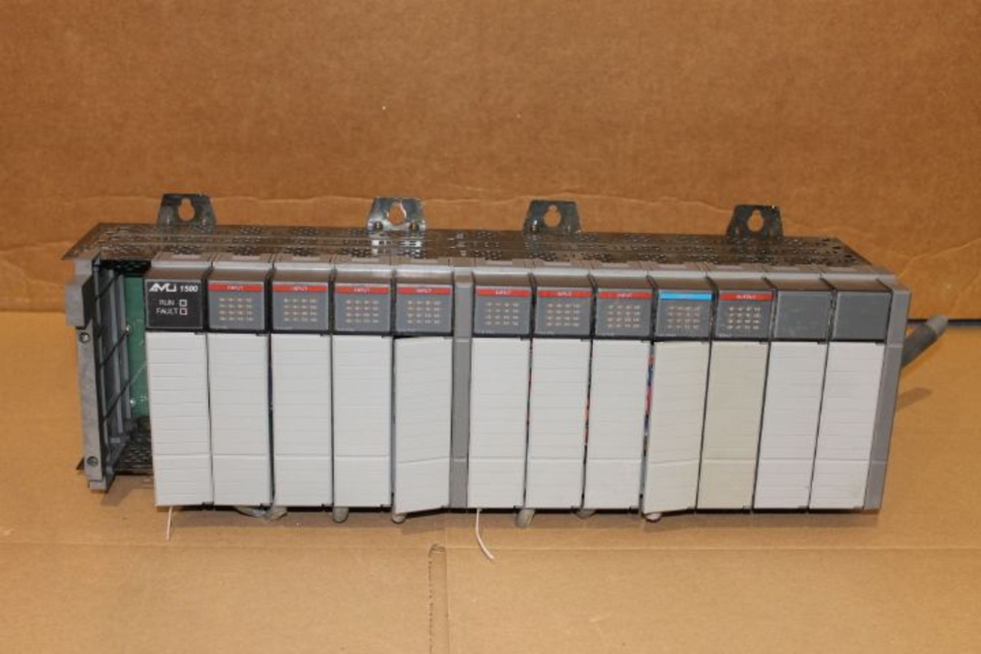 AB SLC 500 13 Slot Rack 1746-A13 with 10 Cards and SLC 5/03 CPU