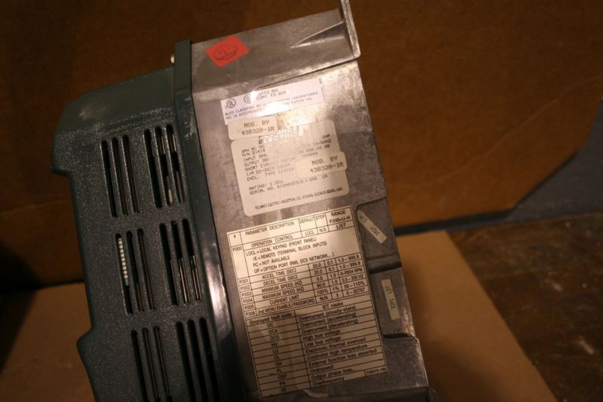 Reliance Electric Sensorless Enhanced AC Drive Mdl GV3000/SE - Image 2 of 3