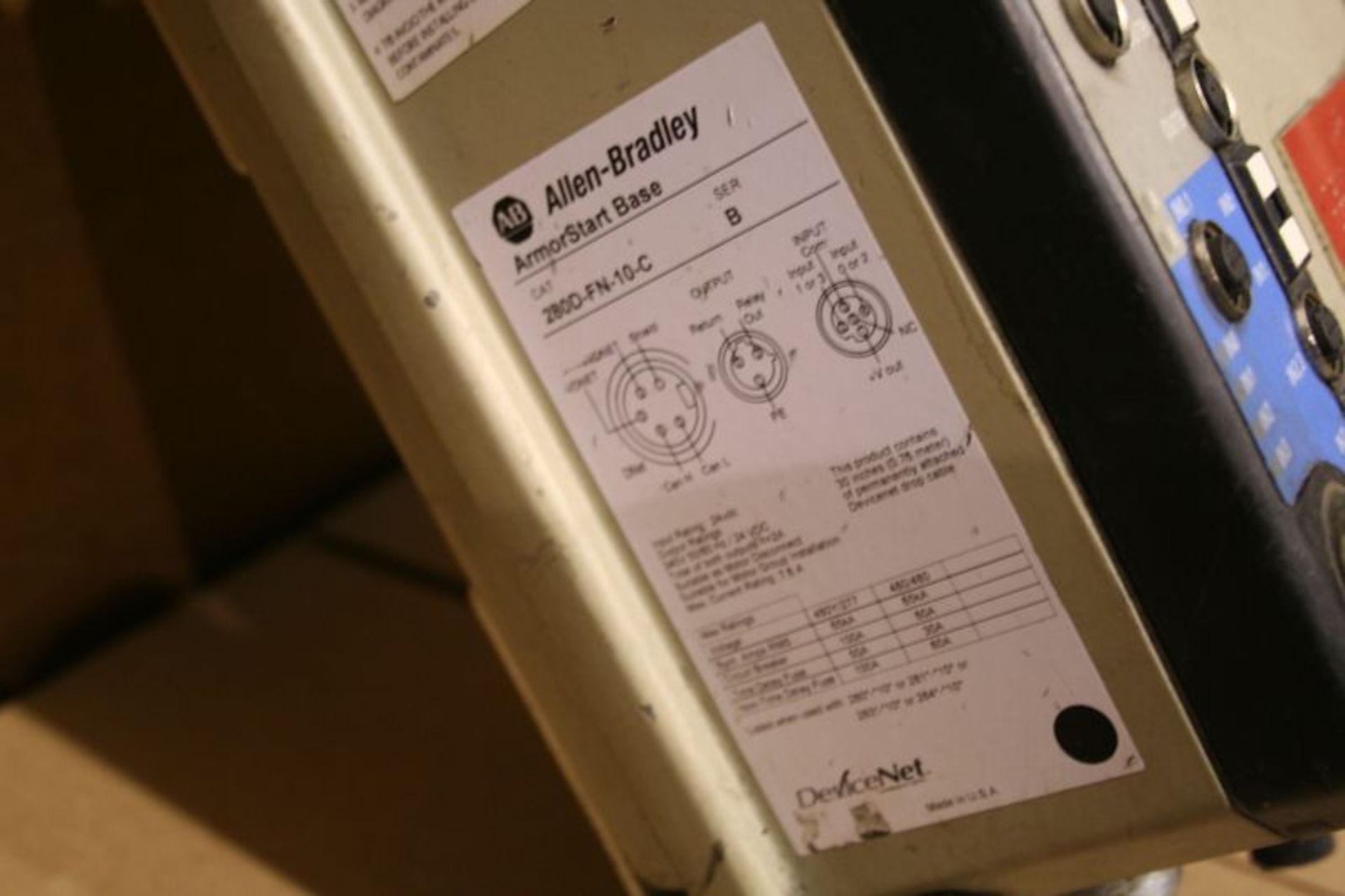 AB ArmorStart Control Module Cat # 280D-F12Z-10B-CR and AB ArmorStart Base Cat# 280D-FN-10-C - Image 2 of 3