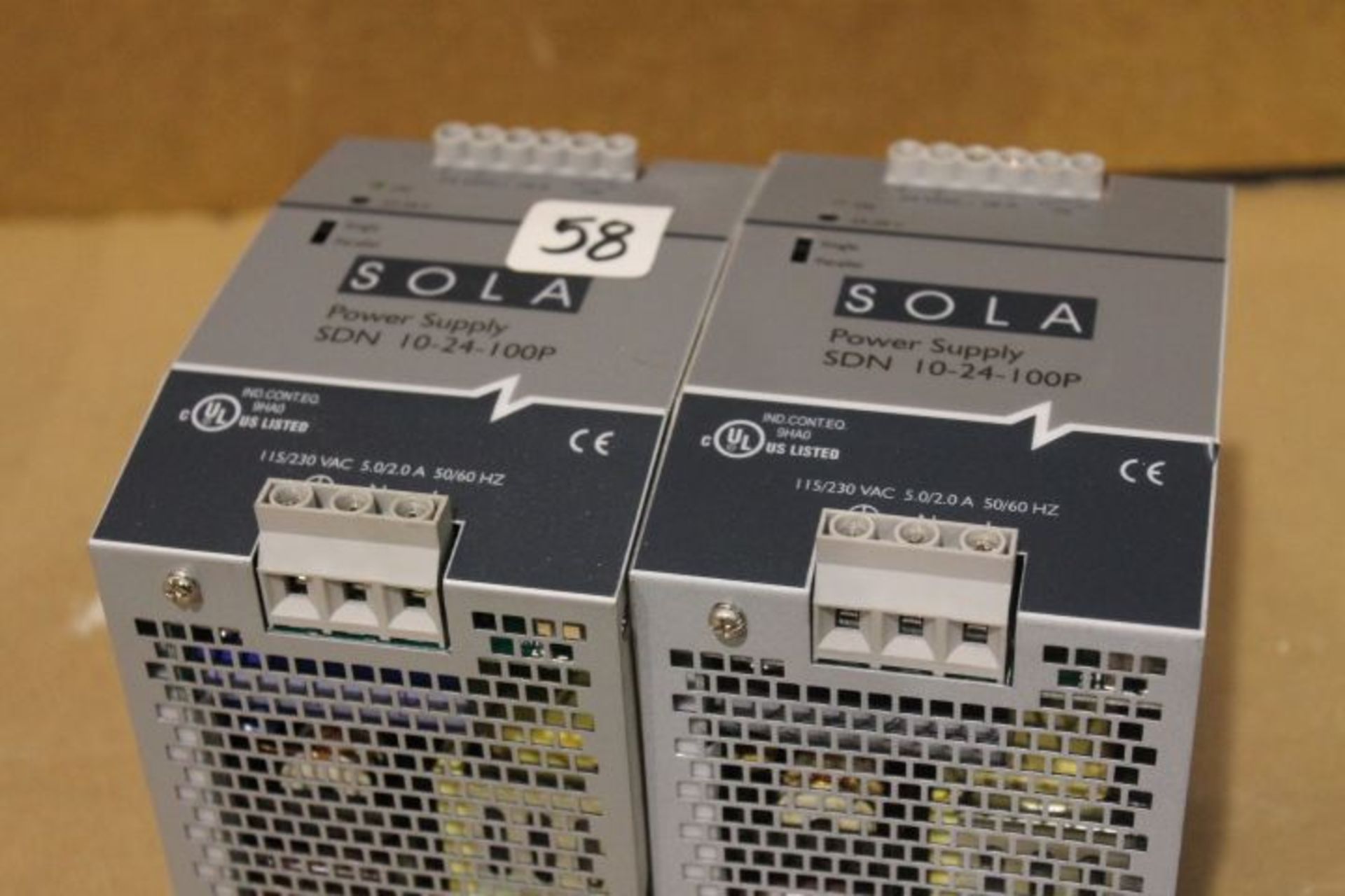 (2) Sola Power Supplies SDN 10-24-100P