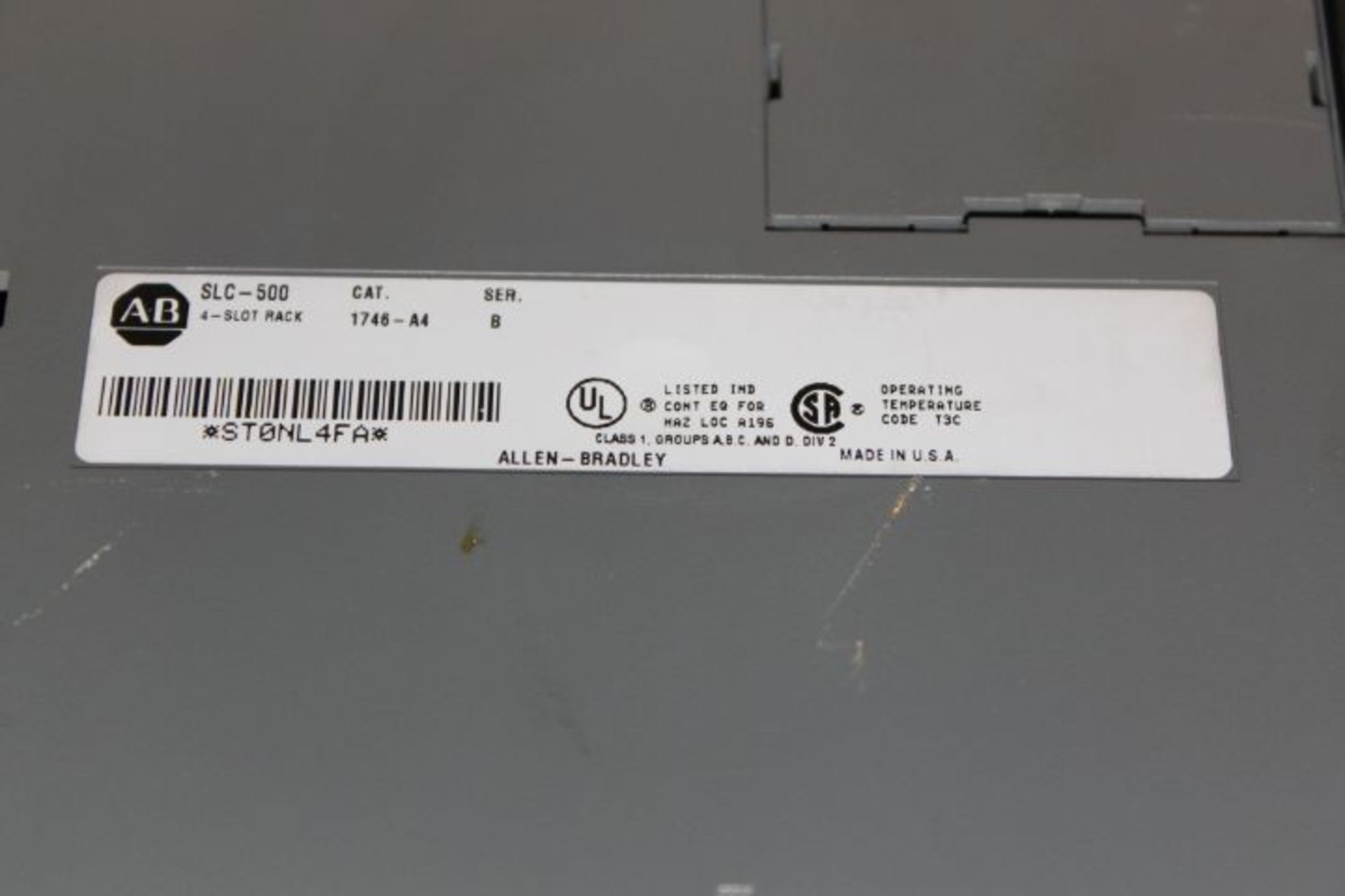 (5) AB SLC-500 4-Slot Racks 1746-A4 - Image 2 of 3