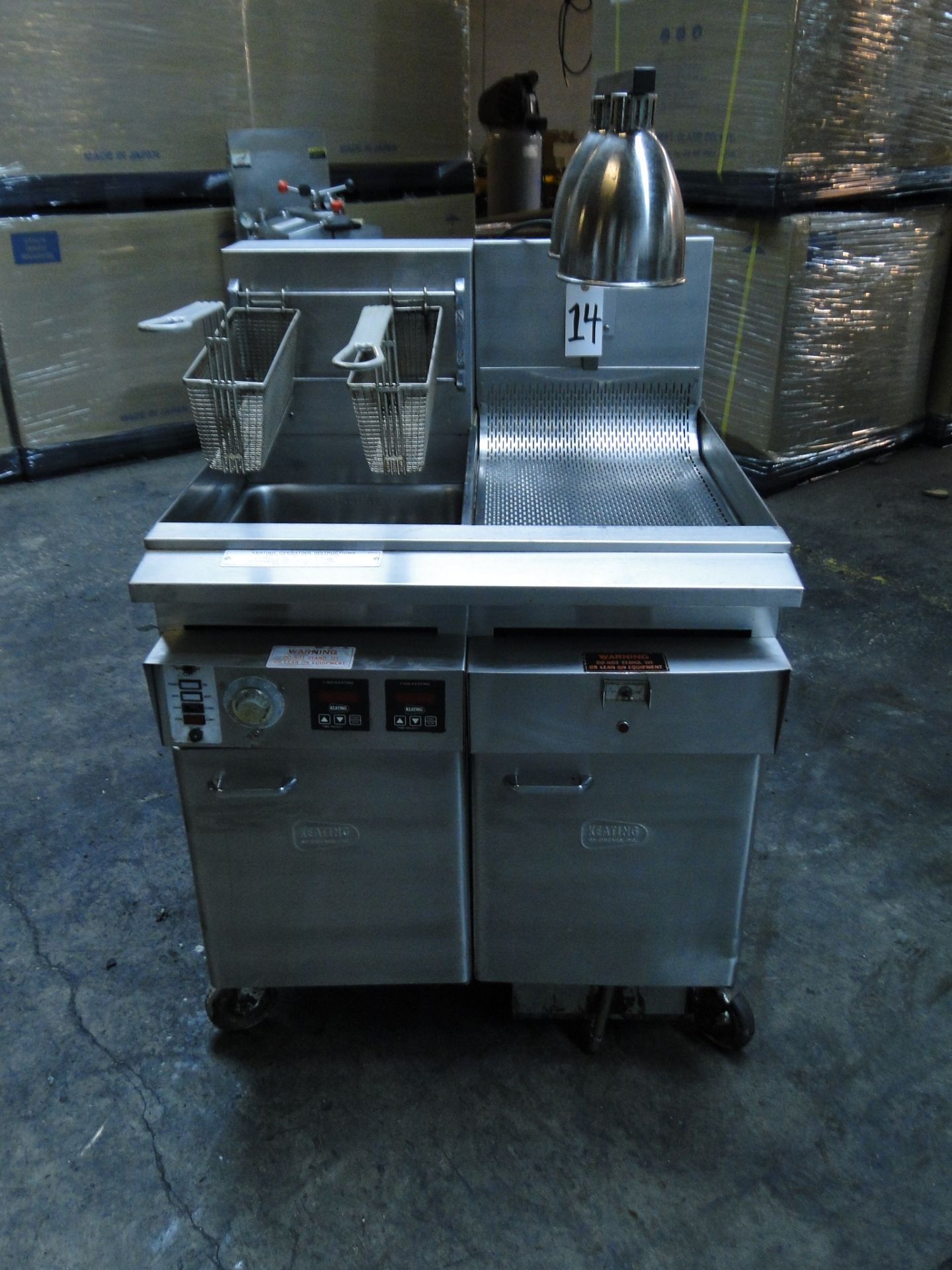 Keating Electric Deep Fryer, Model 14TSFME, S/N: FE25577 - Image 3 of 12