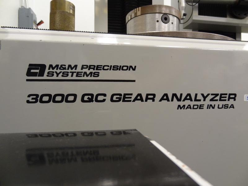 M & M precision systems QC3000 Gear Analyzer, remanufactured in 2004 ...
